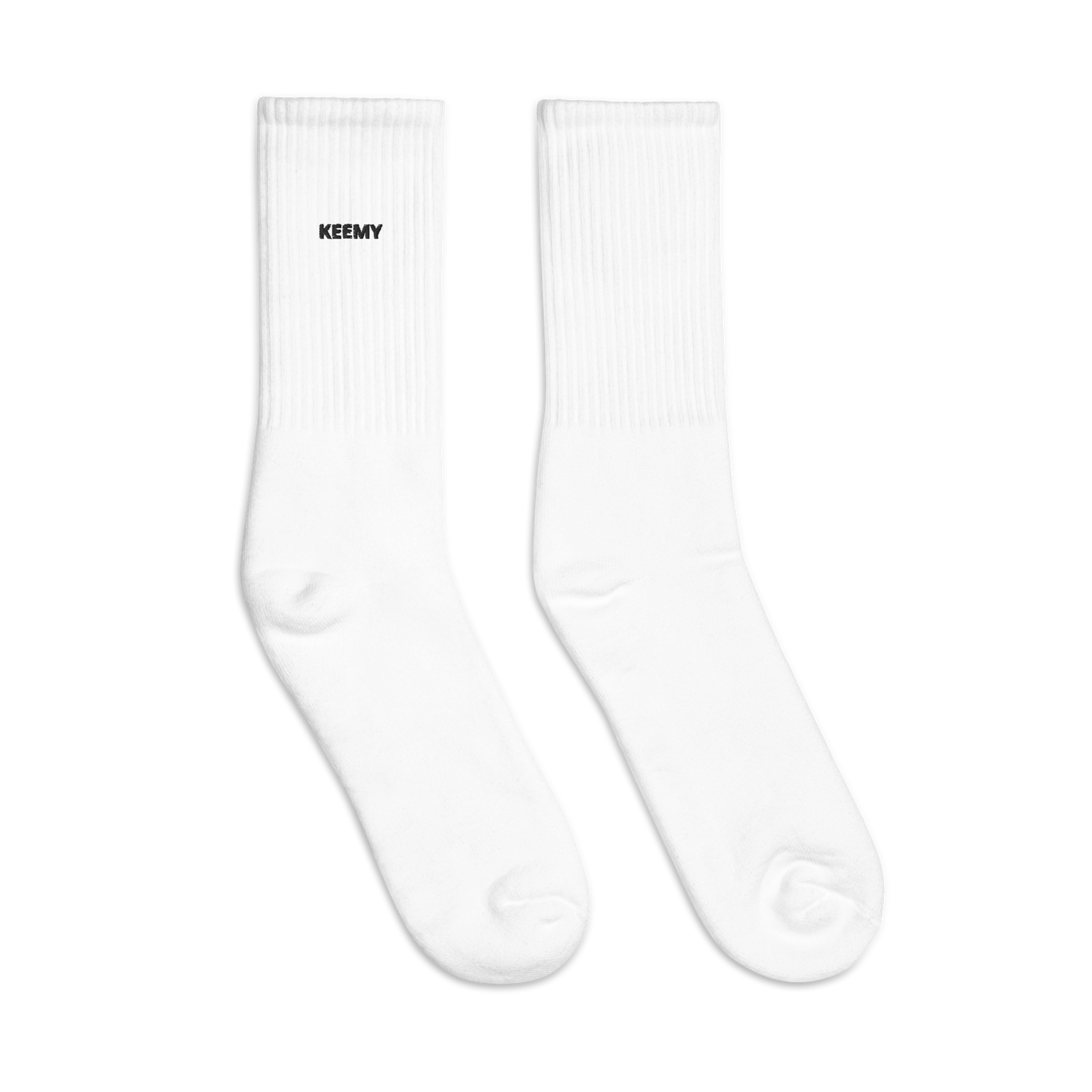 KEEMY Black Embroidered socks