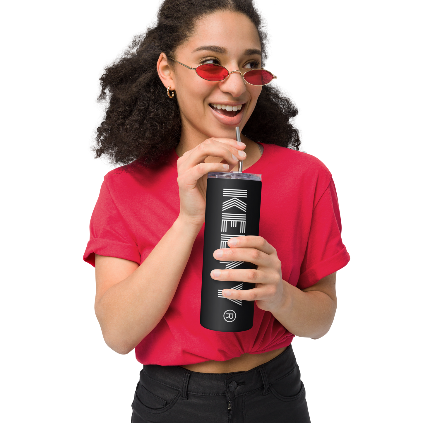 KEEMY Black Stainless steel tumbler