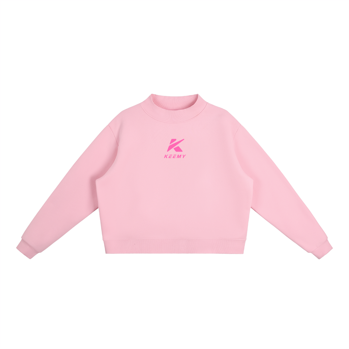 KEEMY Essential Fleece Mock-Ne