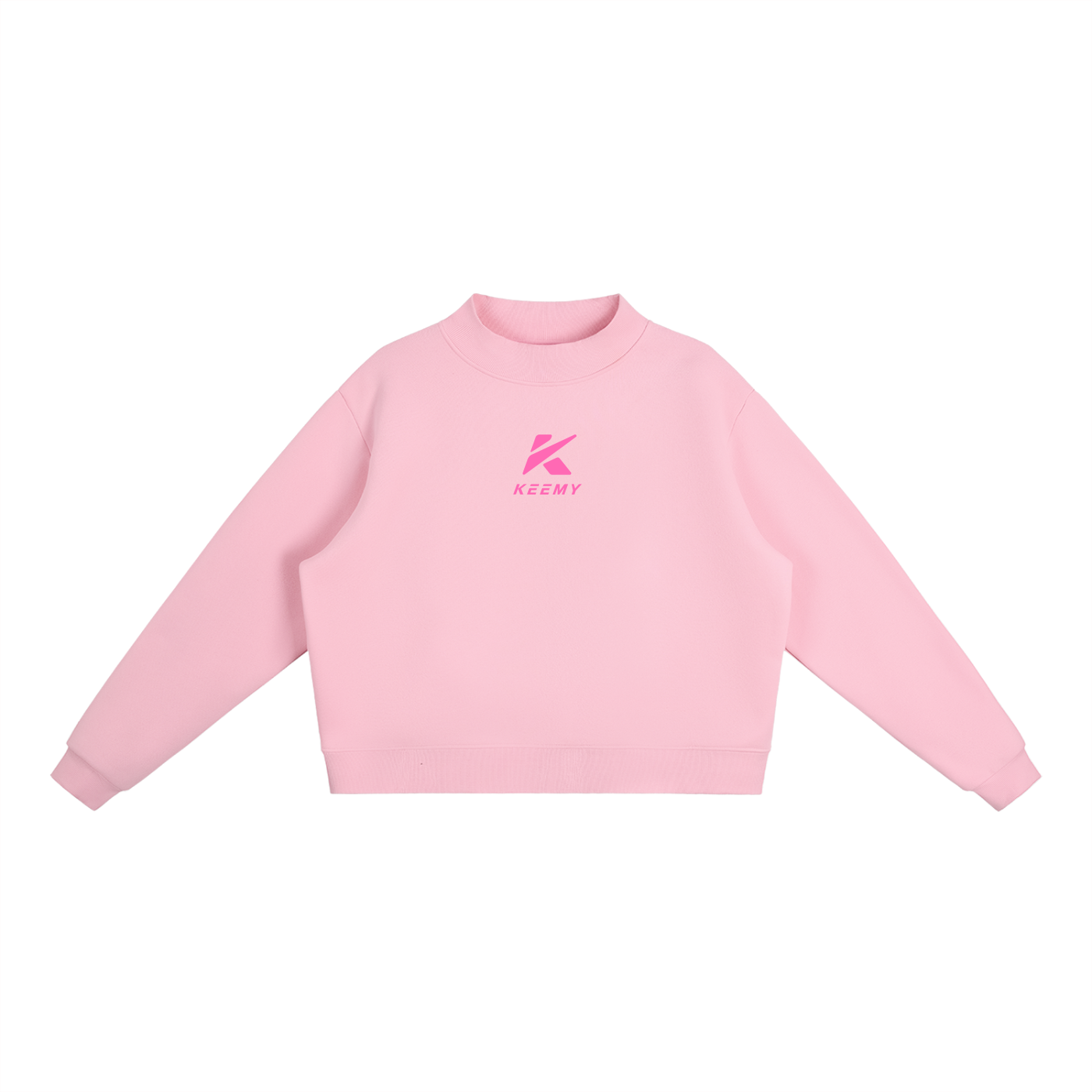 KEEMY Essential Fleece Mock-Ne
