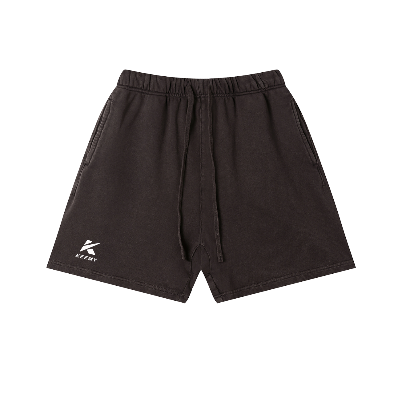 KEEMY Unisex Vintage Wash Cotton Shorts