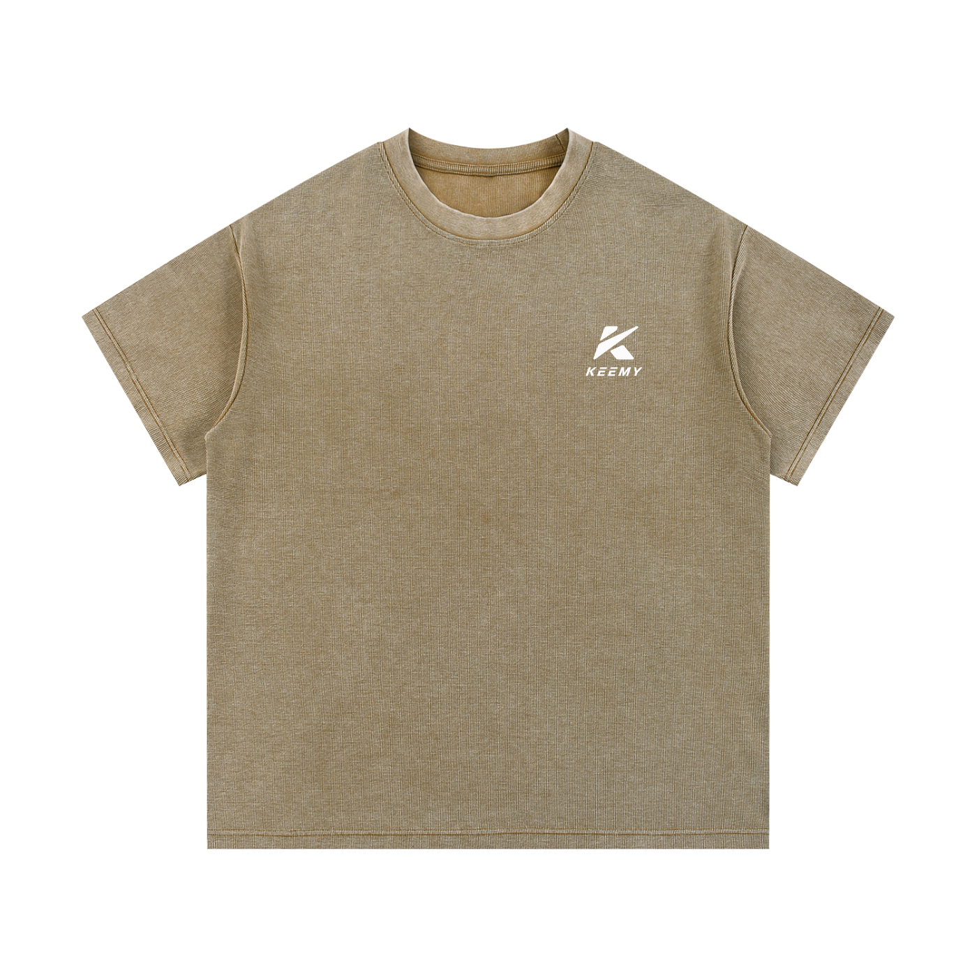 KEEMY Mineral Wash Waffle Knit