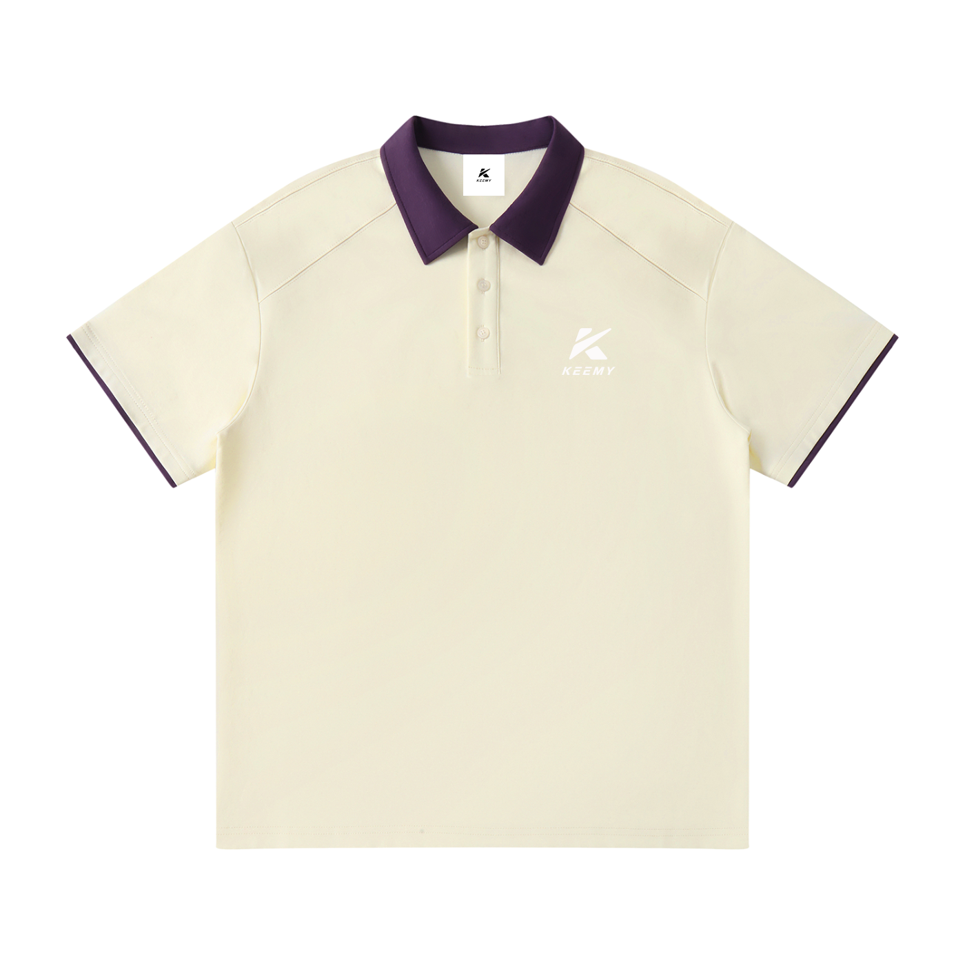 KEEMY Contrast Collar Raglan P