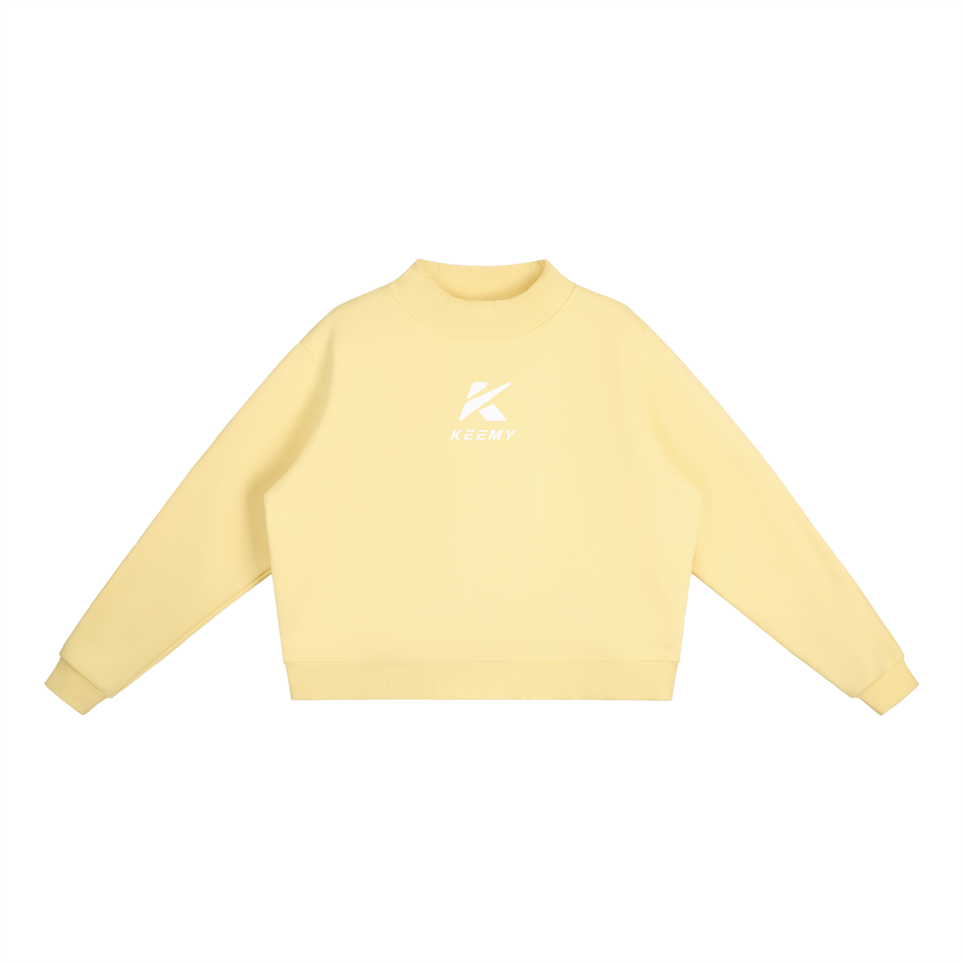 KEEMY Essential Fleece Mock-Ne