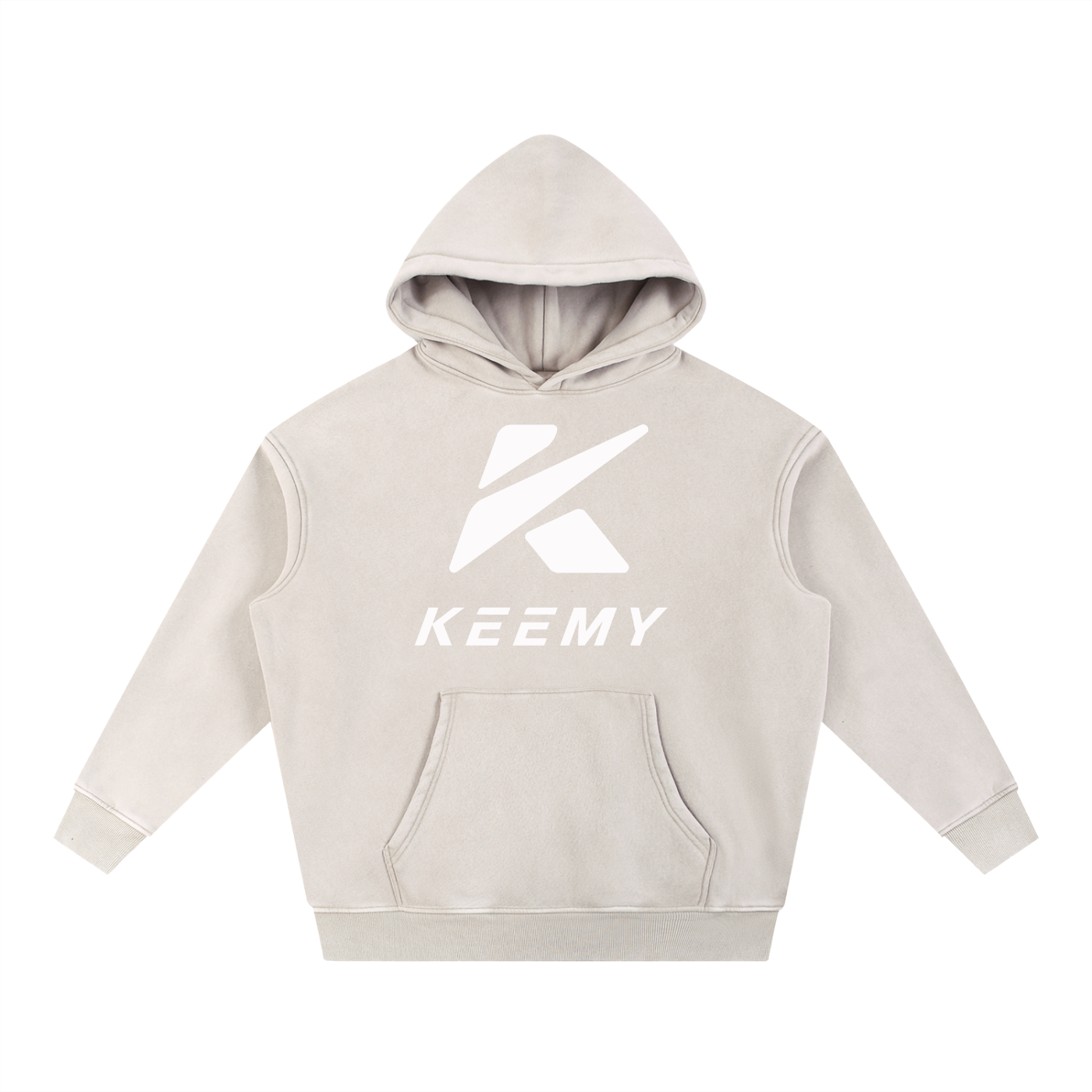KEEMY Snow Wash Fleece Oversiz