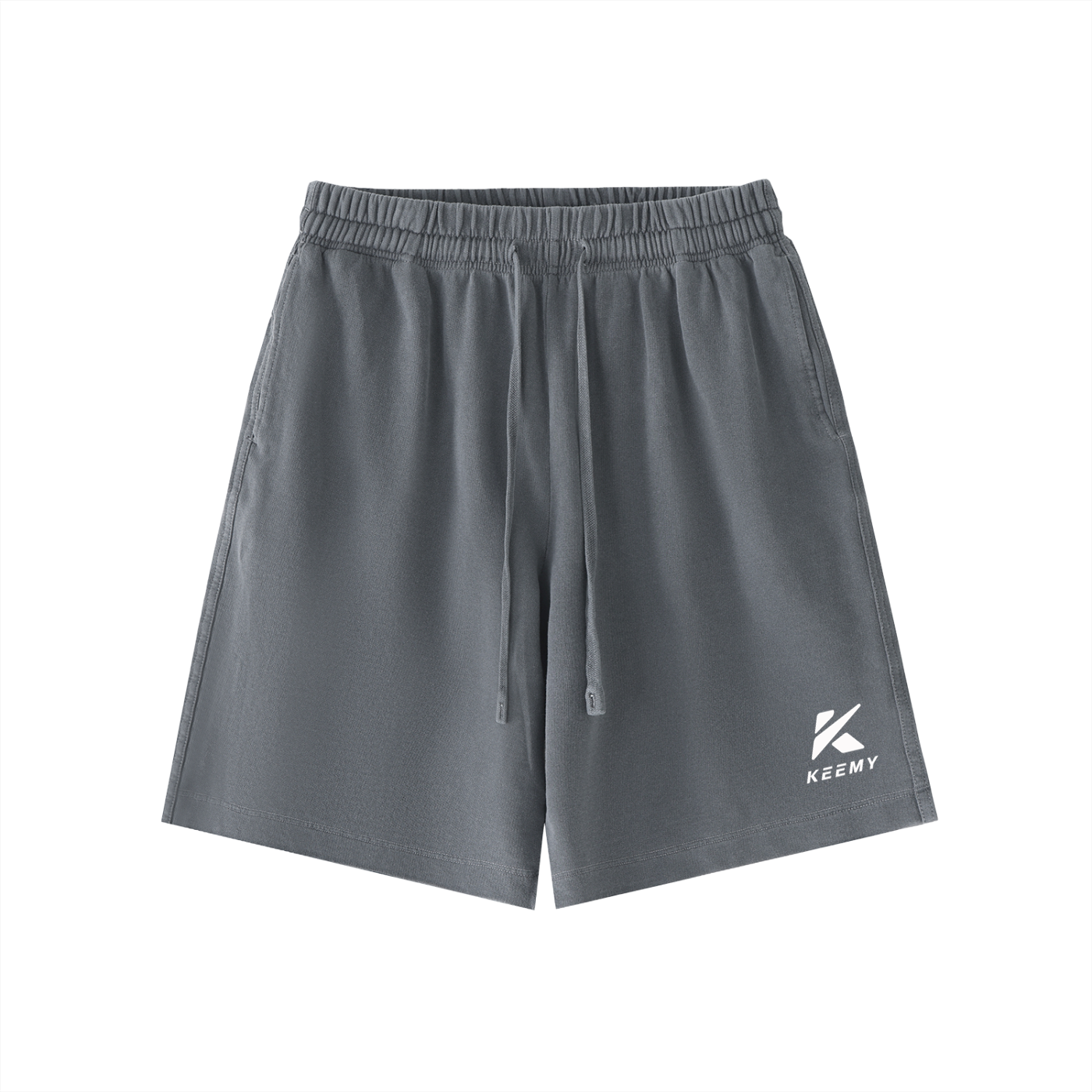 KEEMY Vintage Wash Cotton Shor