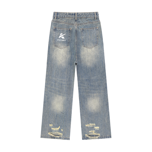 KEEMY Vintage Wash Distressed 