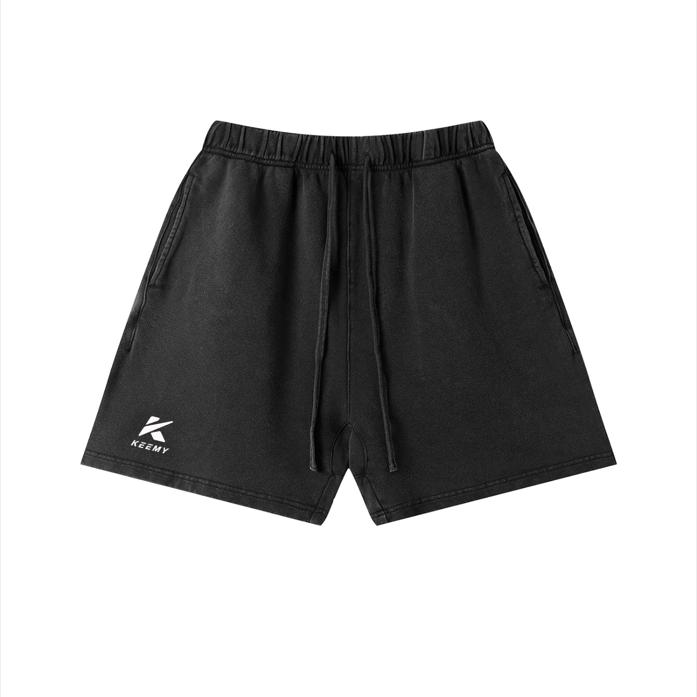 KEEMY Unisex Vintage Wash Cotton Shorts