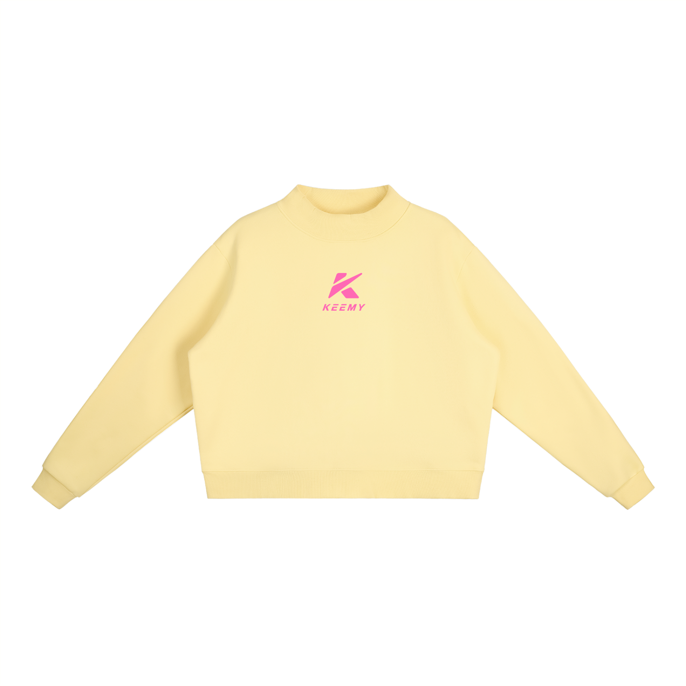 KEEMY Essential Fleece Mock-Ne