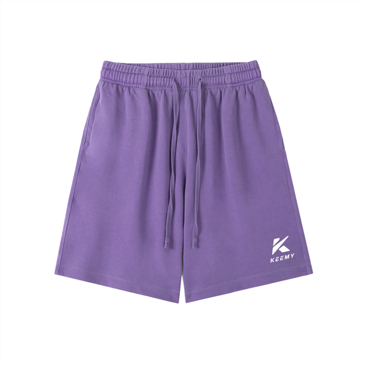 KEEMY Vintage Wash Cotton Shor