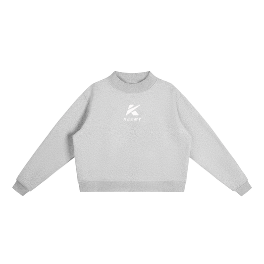 KEEMY Essential Fleece Mock-Ne