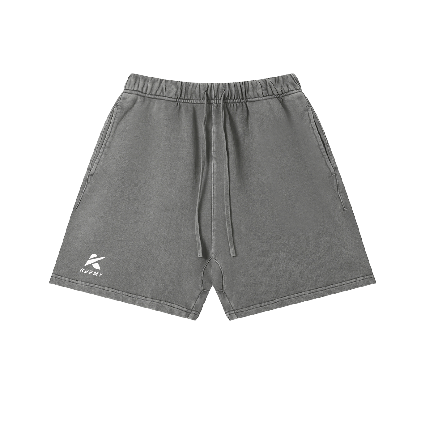 KEEMY Unisex Vintage Wash Cotton Shorts