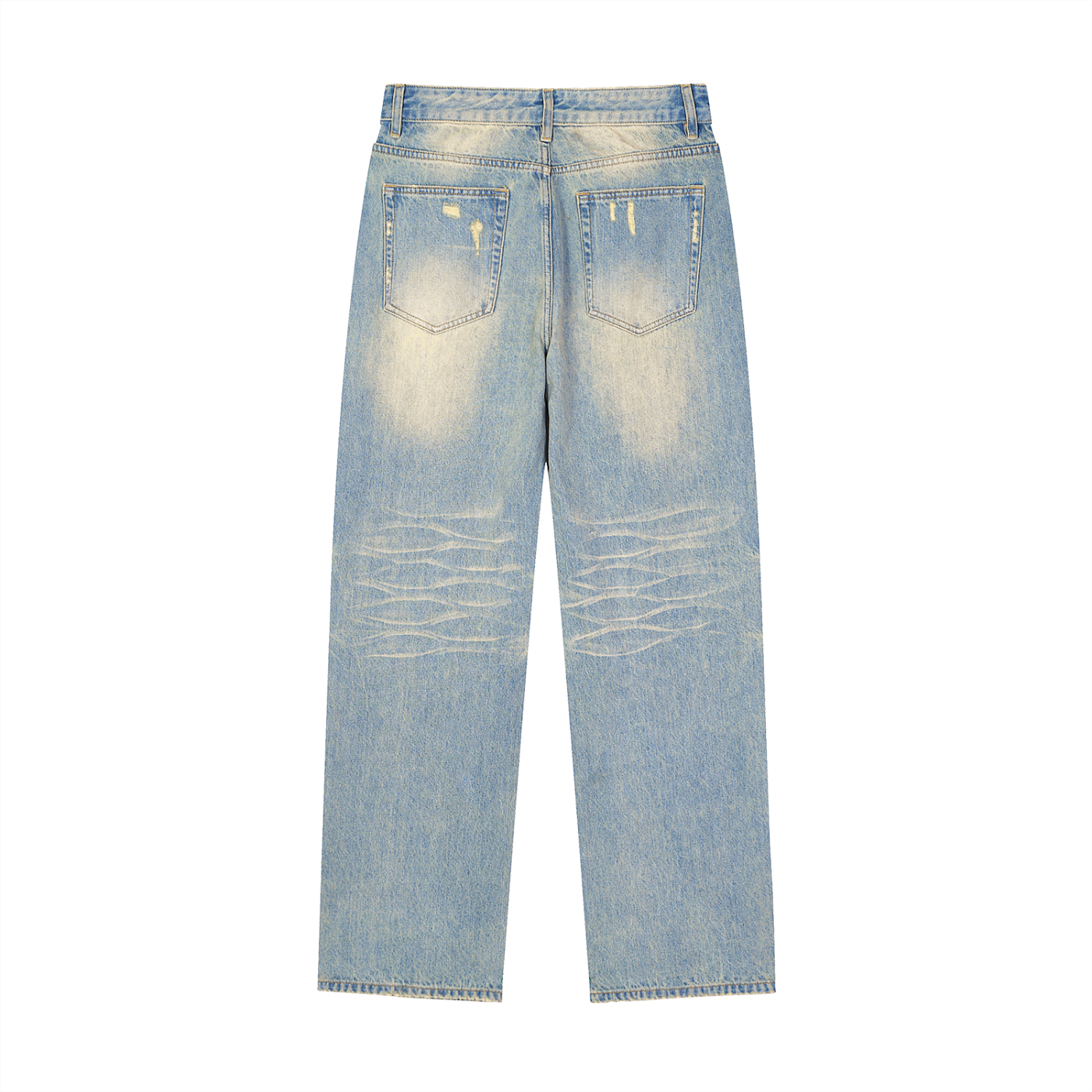 KEEMY Sun Fade Raw Hem Denim J