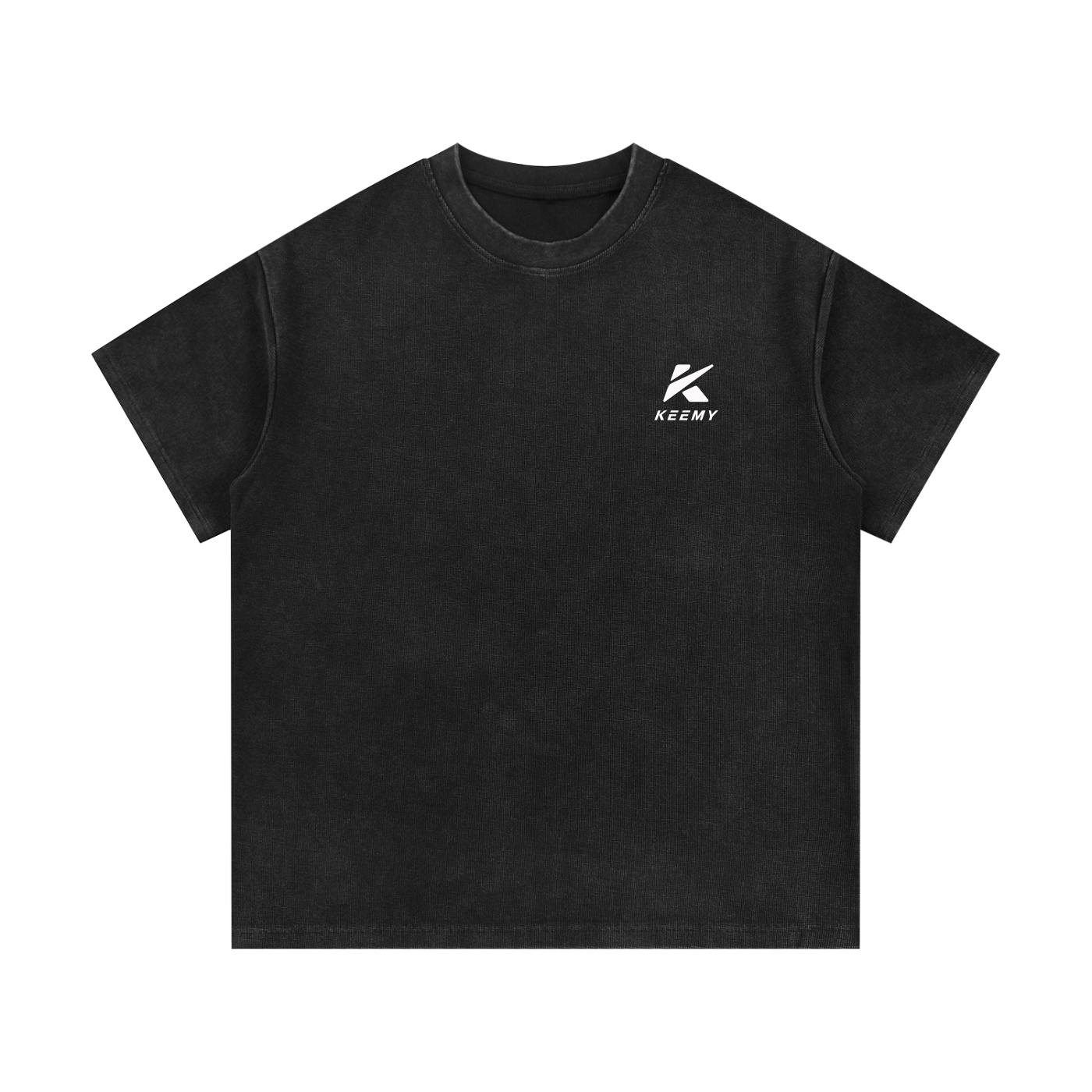 KEEMY Mineral Wash Waffle Knit