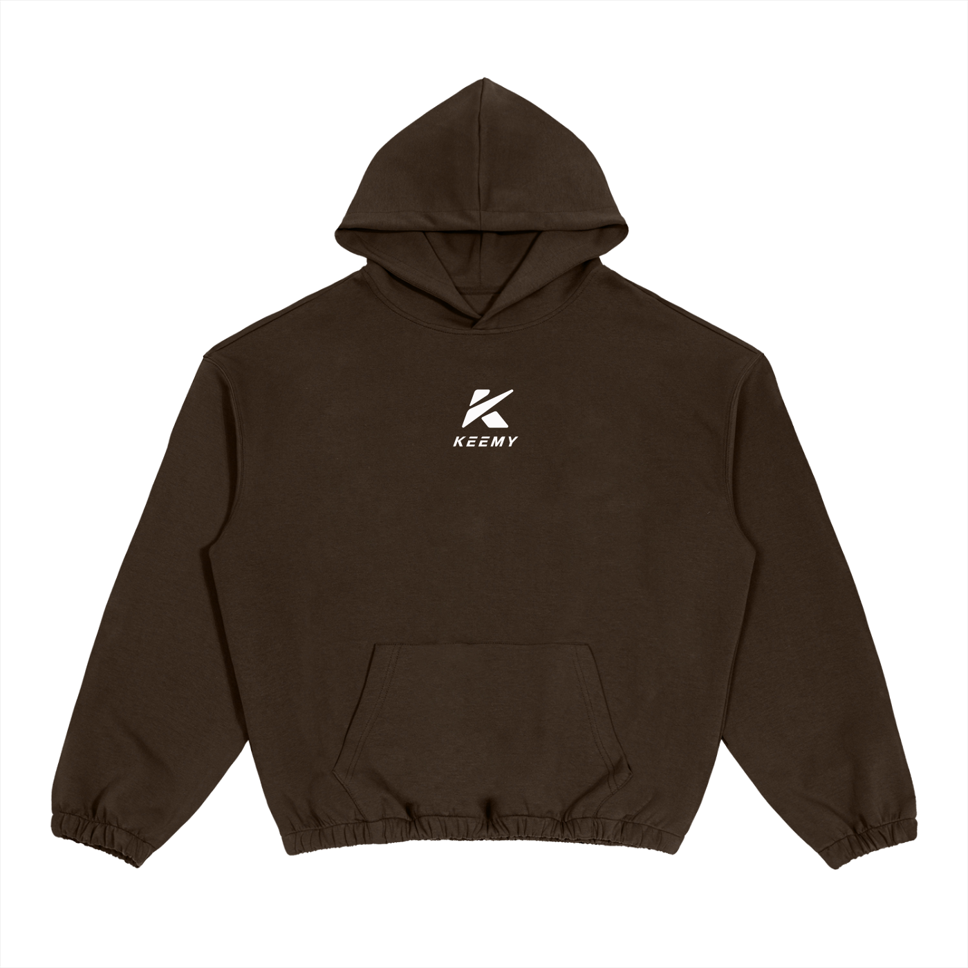 KEEMY Boxy Cinched Hem Hoodie