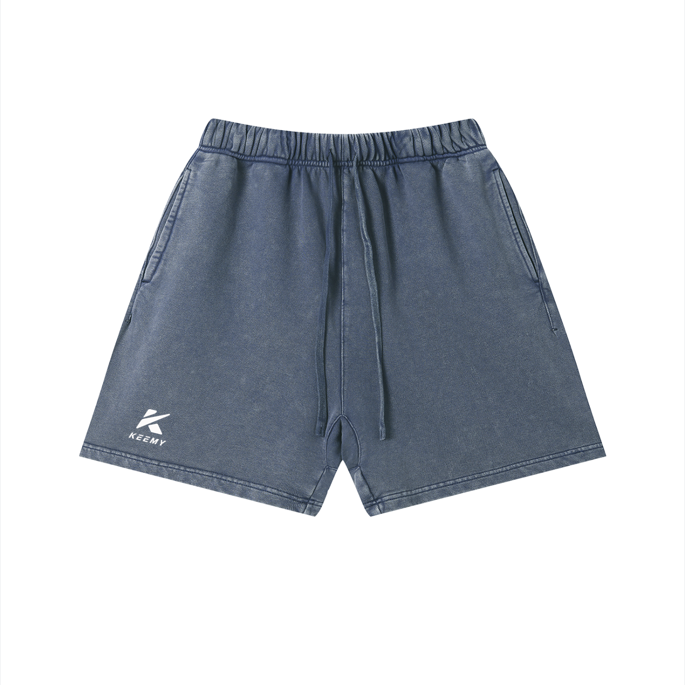 KEEMY Unisex Vintage Wash Cotton Shorts