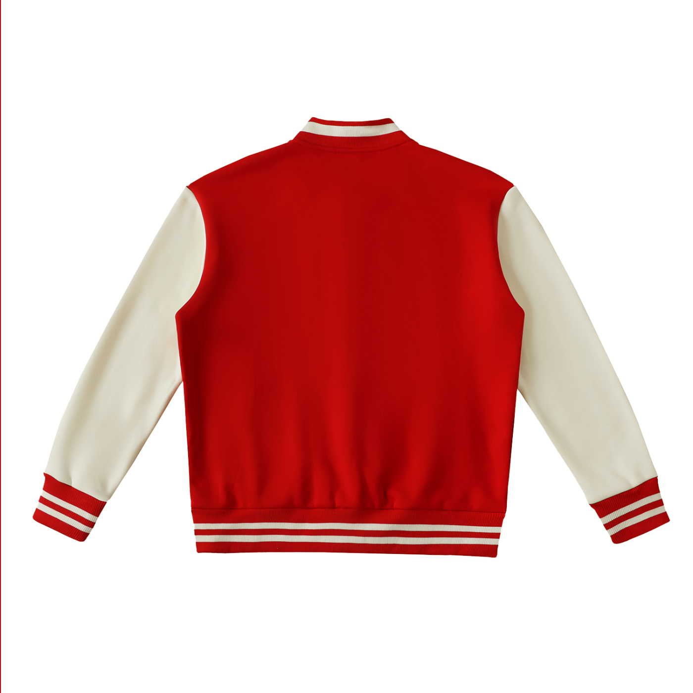 KEEMYTwo-Tone Fleeced Varsity 