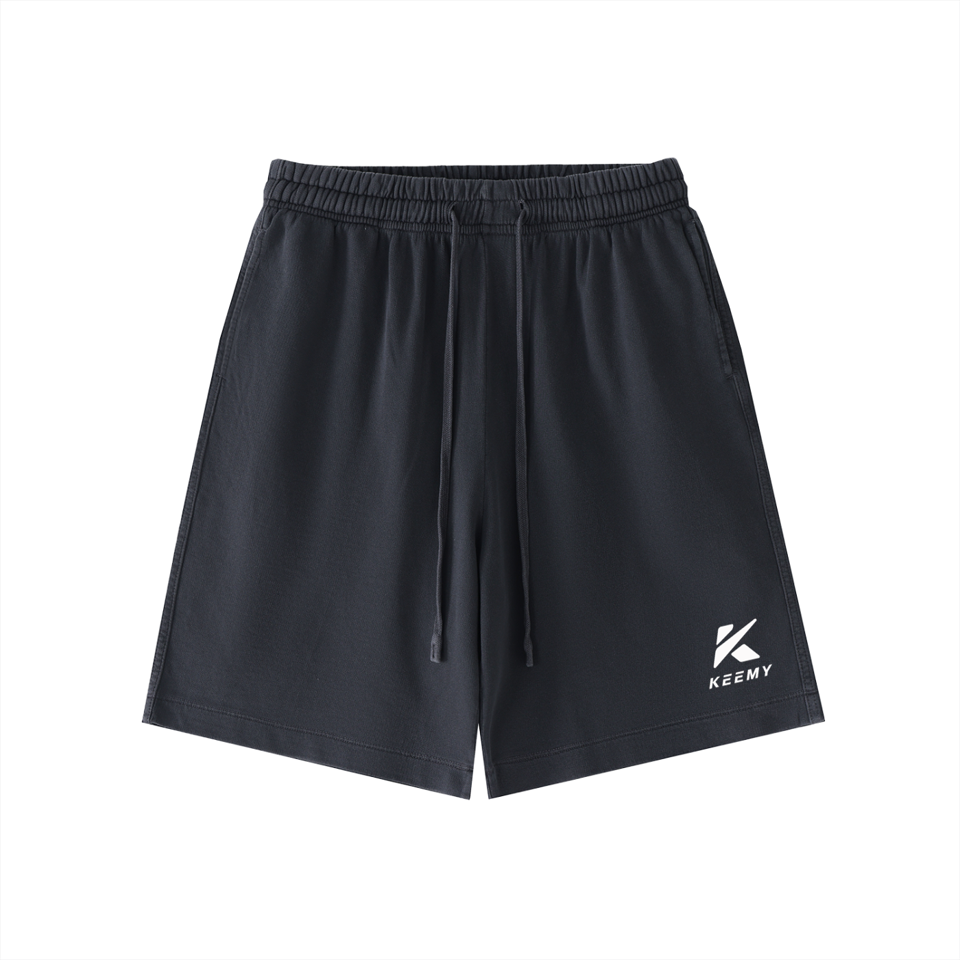 KEEMY Vintage Wash Cotton Shor