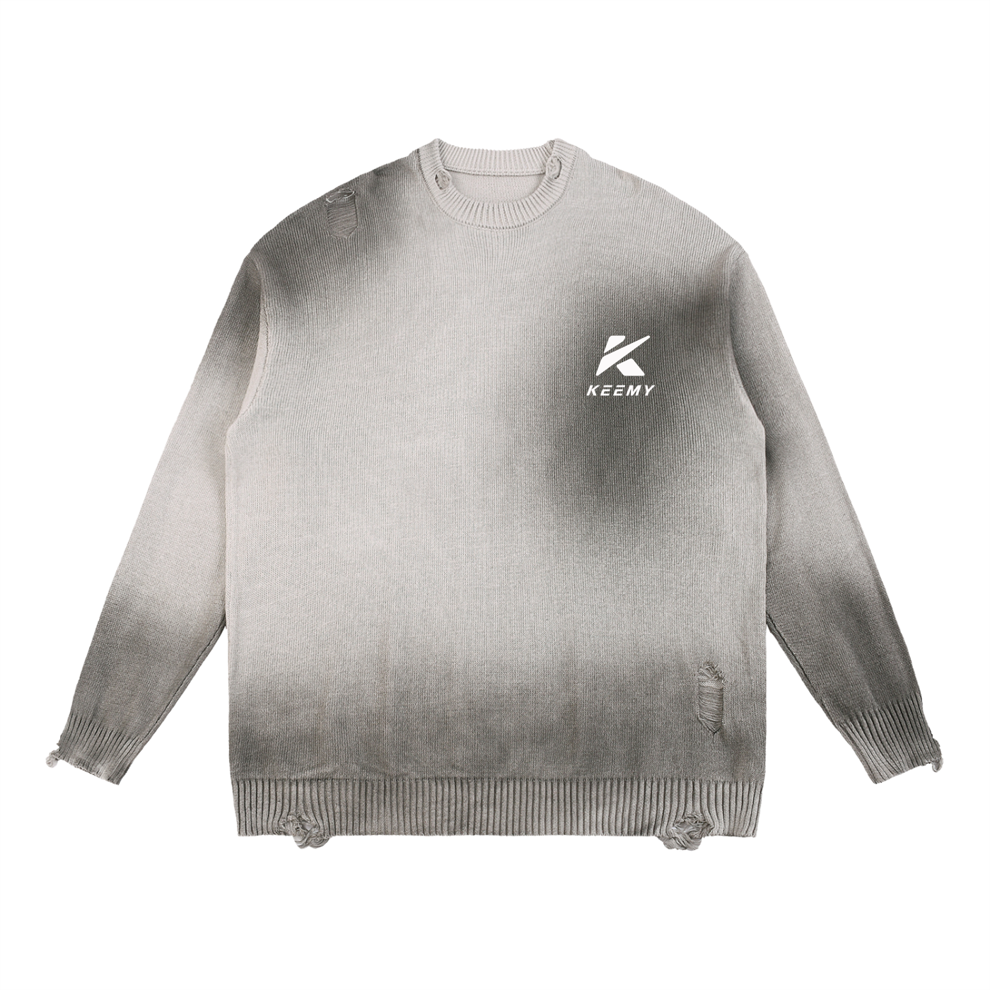 KEEMY Sun Fade Distressed Ripp