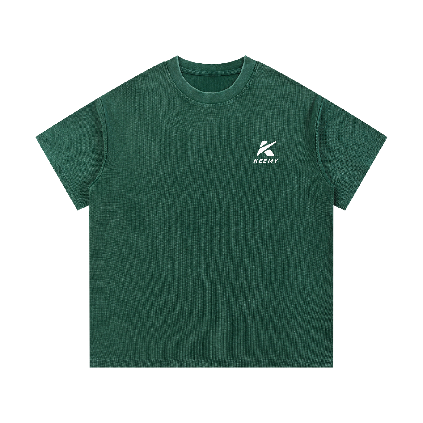 KEEMY Mineral Wash Waffle Knit