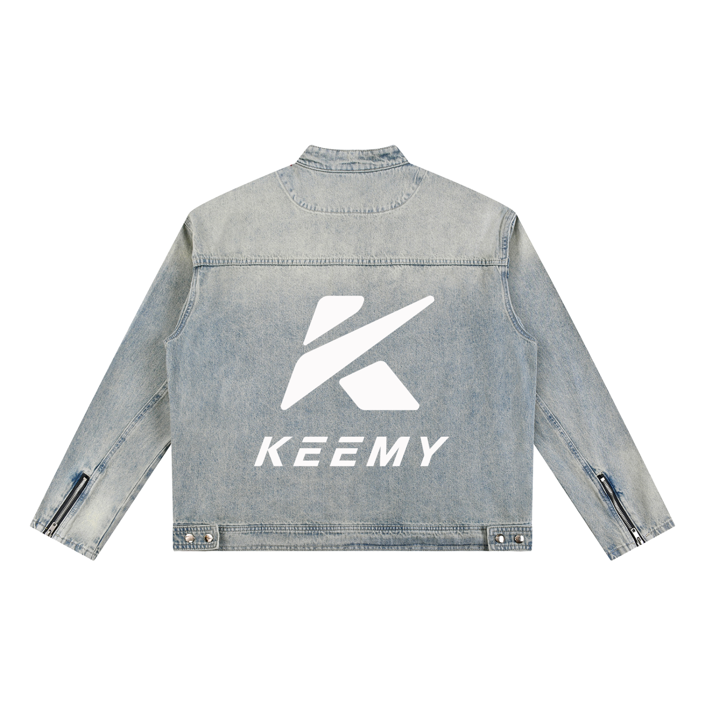 KEEMY Vintage Wash Zip Denim J