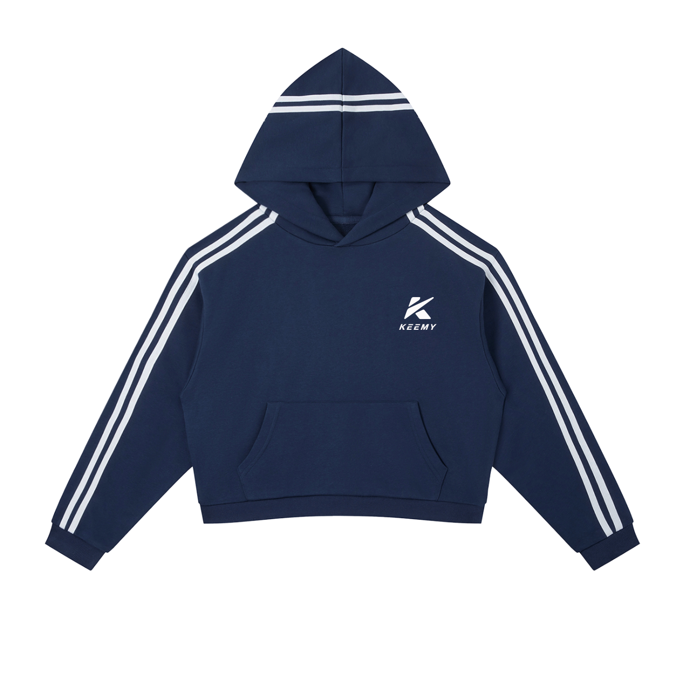 KEEMY Contrast Side Stripe Cro