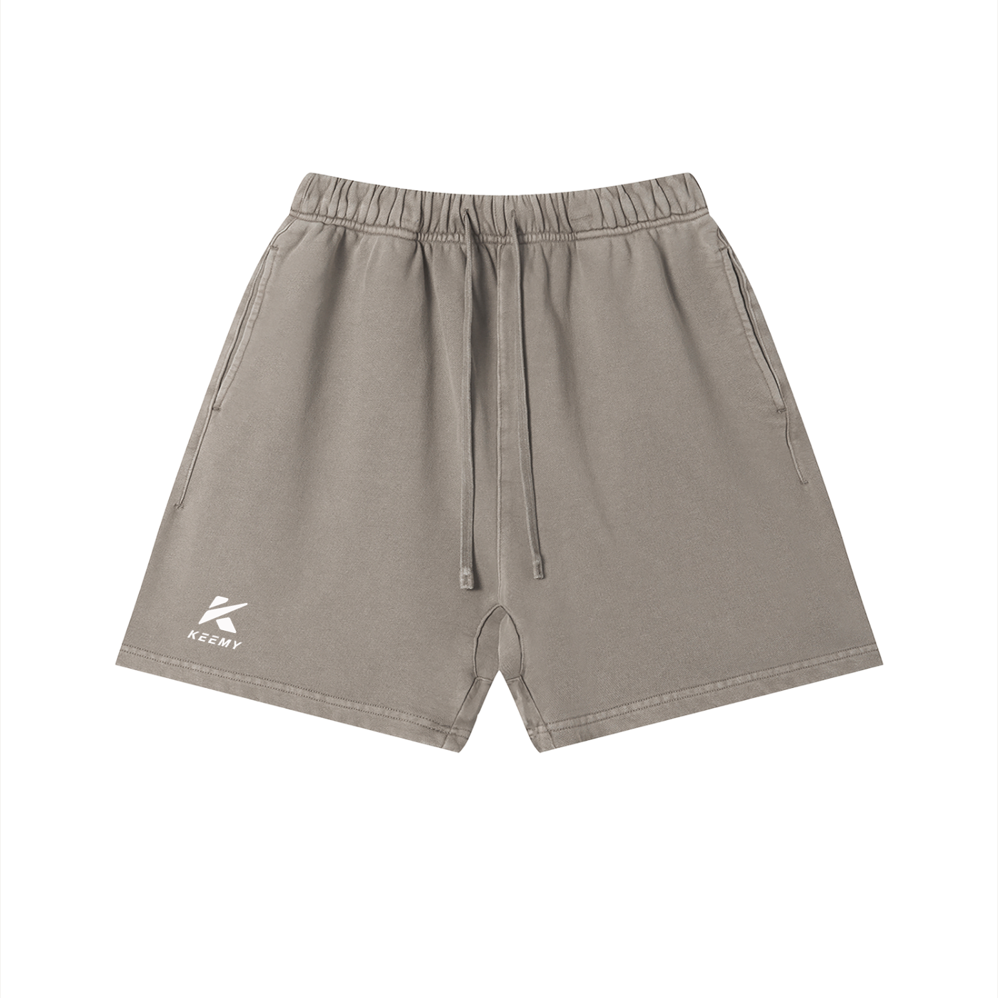 KEEMY Unisex Vintage Wash Cotton Shorts