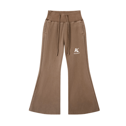 KEEMY Vintage Washed Flared Fl