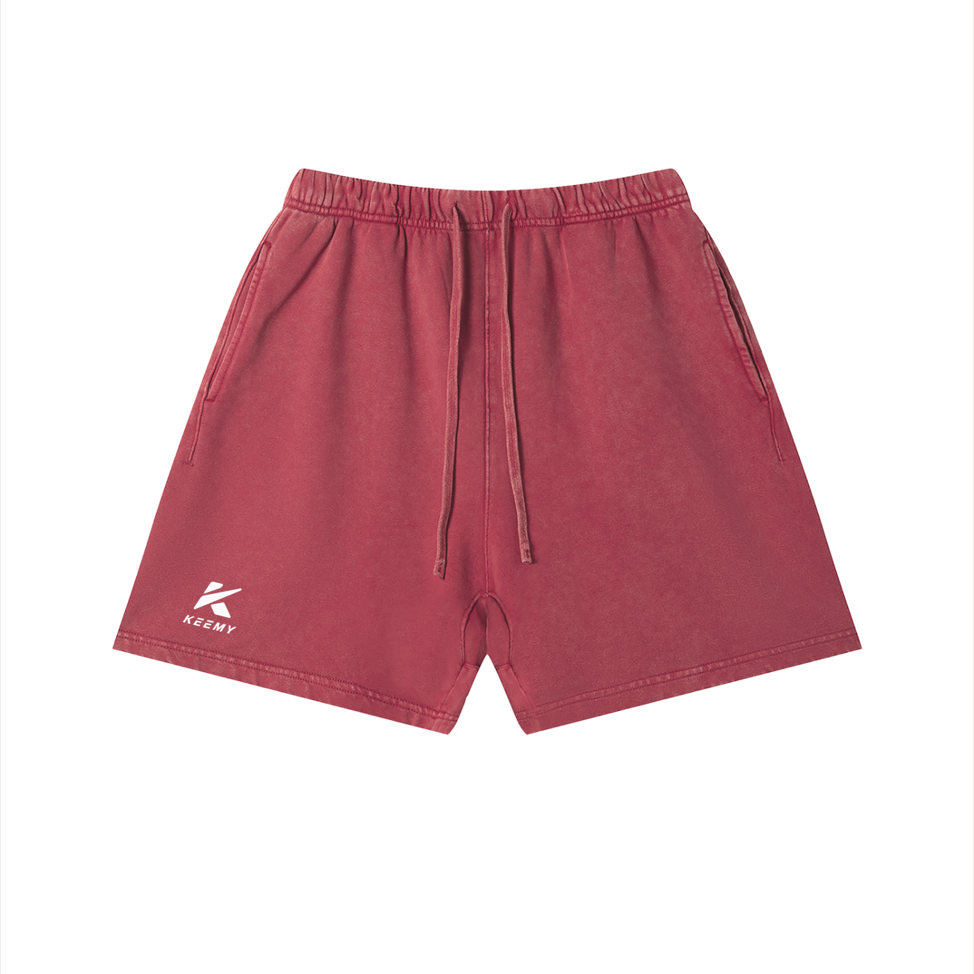 KEEMY Unisex Vintage Wash Cotton Shorts