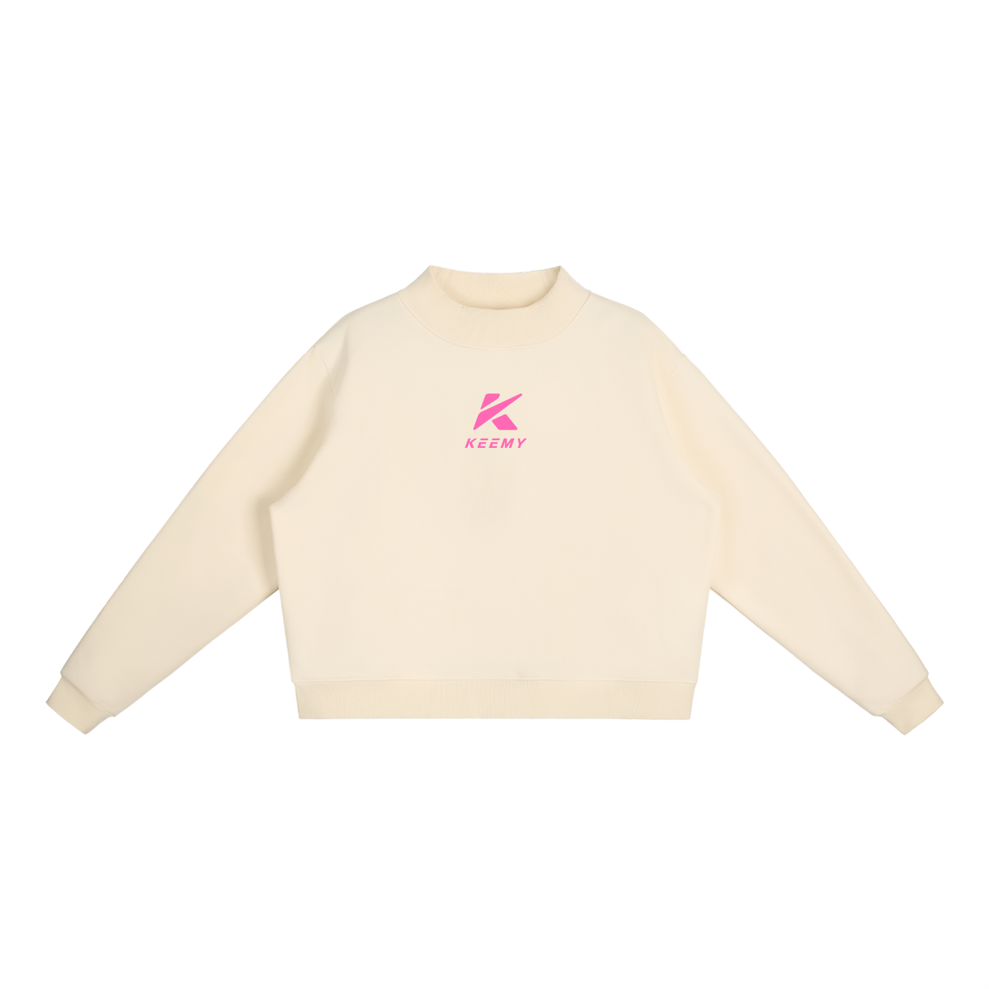 KEEMY Essential Fleece Mock-Ne