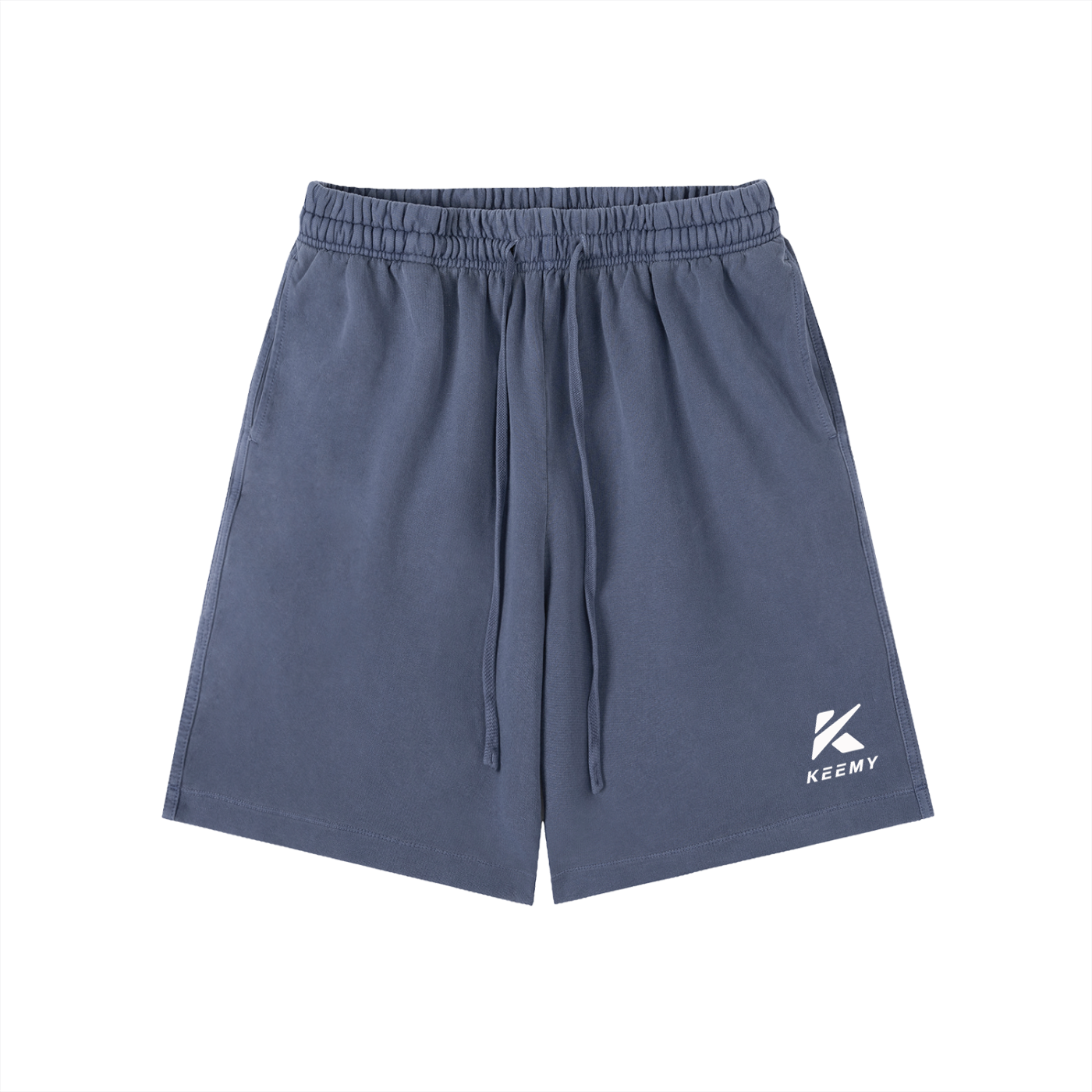 KEEMY Vintage Wash Cotton Shor