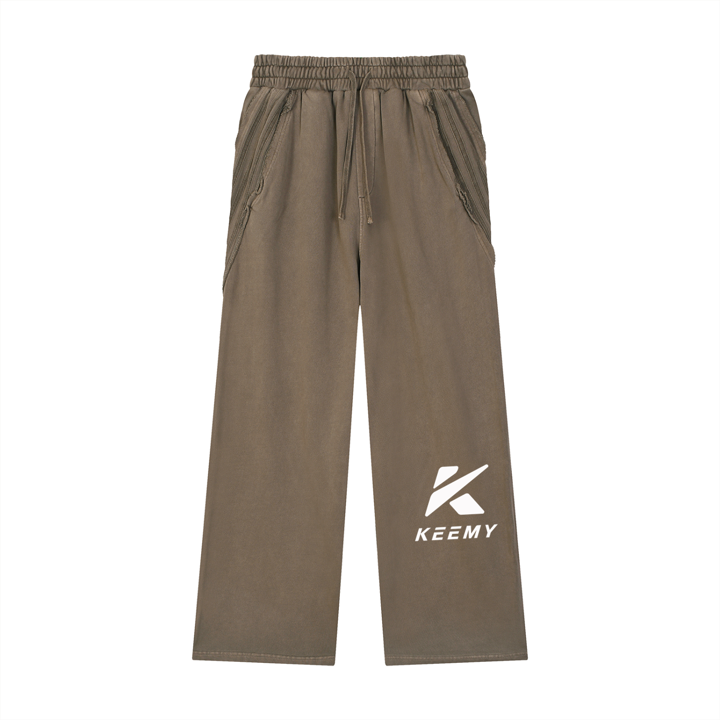 KEEMY Snow Washed Tape Raw Edg
