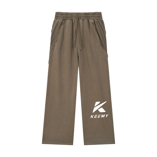 KEEMY Snow Washed Tape Raw Edg