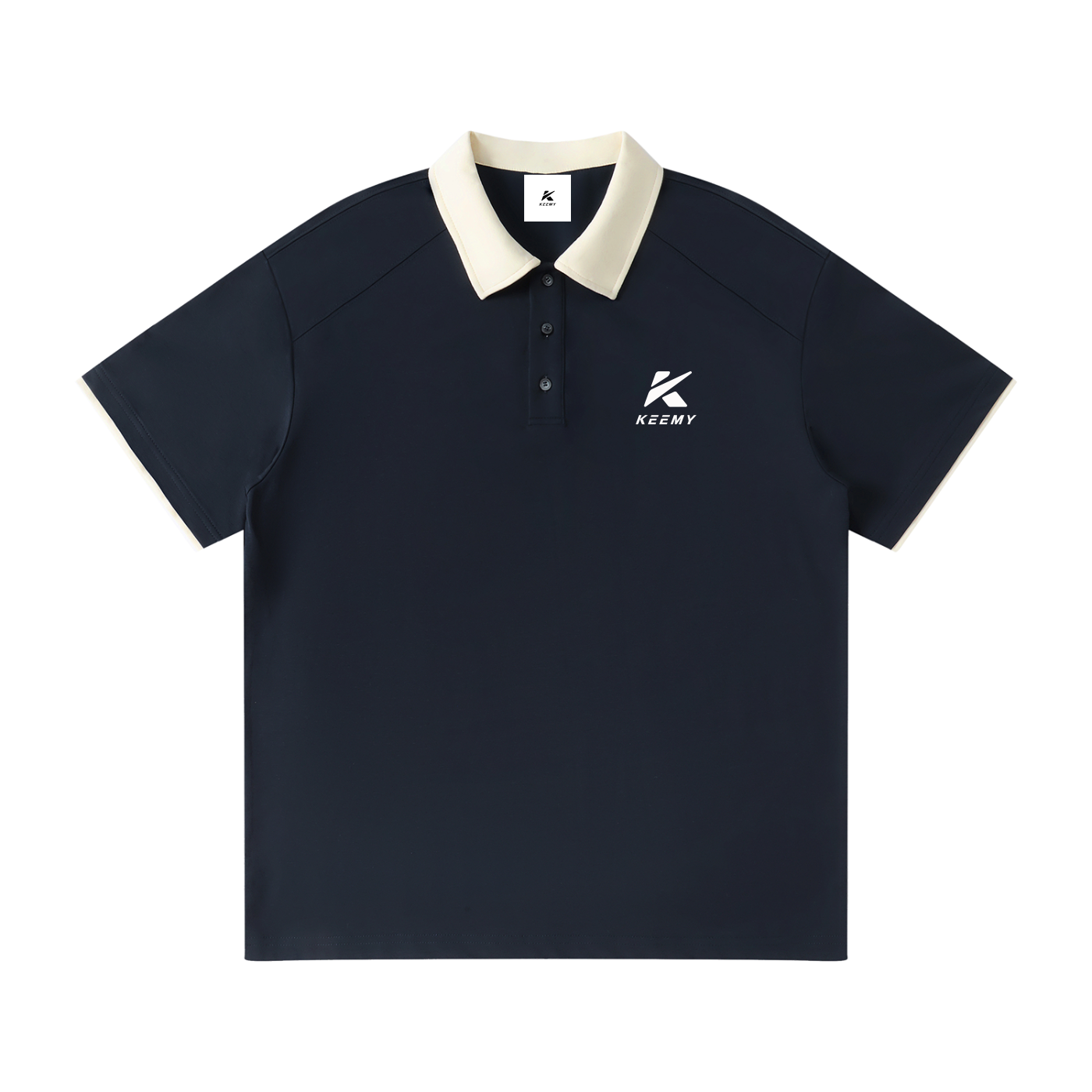 KEEMY Contrast Collar Raglan P