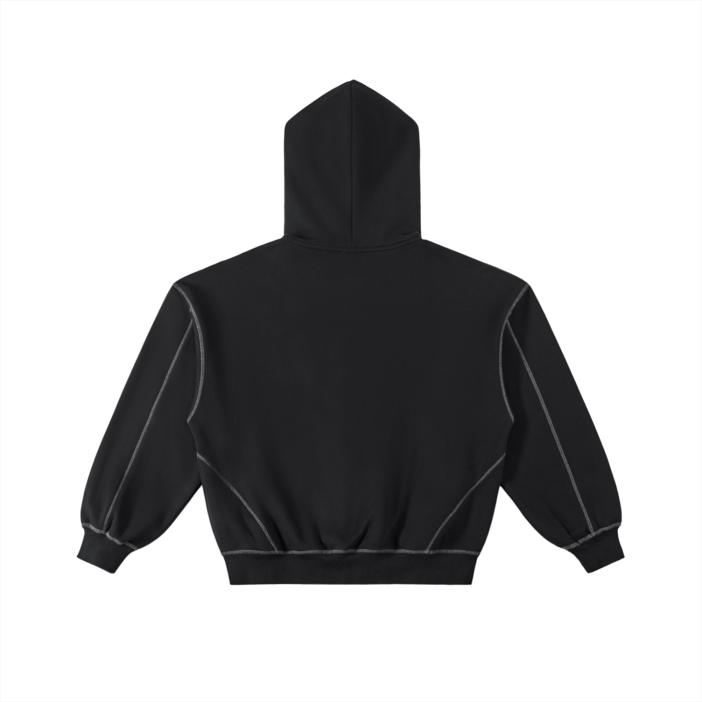 KEEMY Contrast-Stitched Boxy F