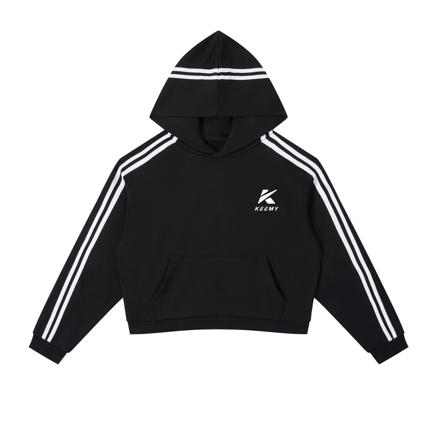 KEEMY Contrast Side Stripe Cro