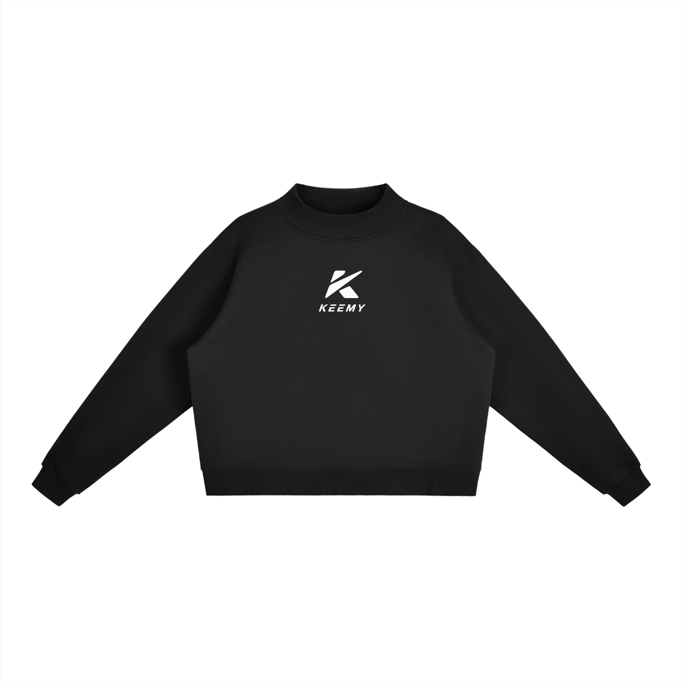 KEEMY Essential Fleece Mock-Ne