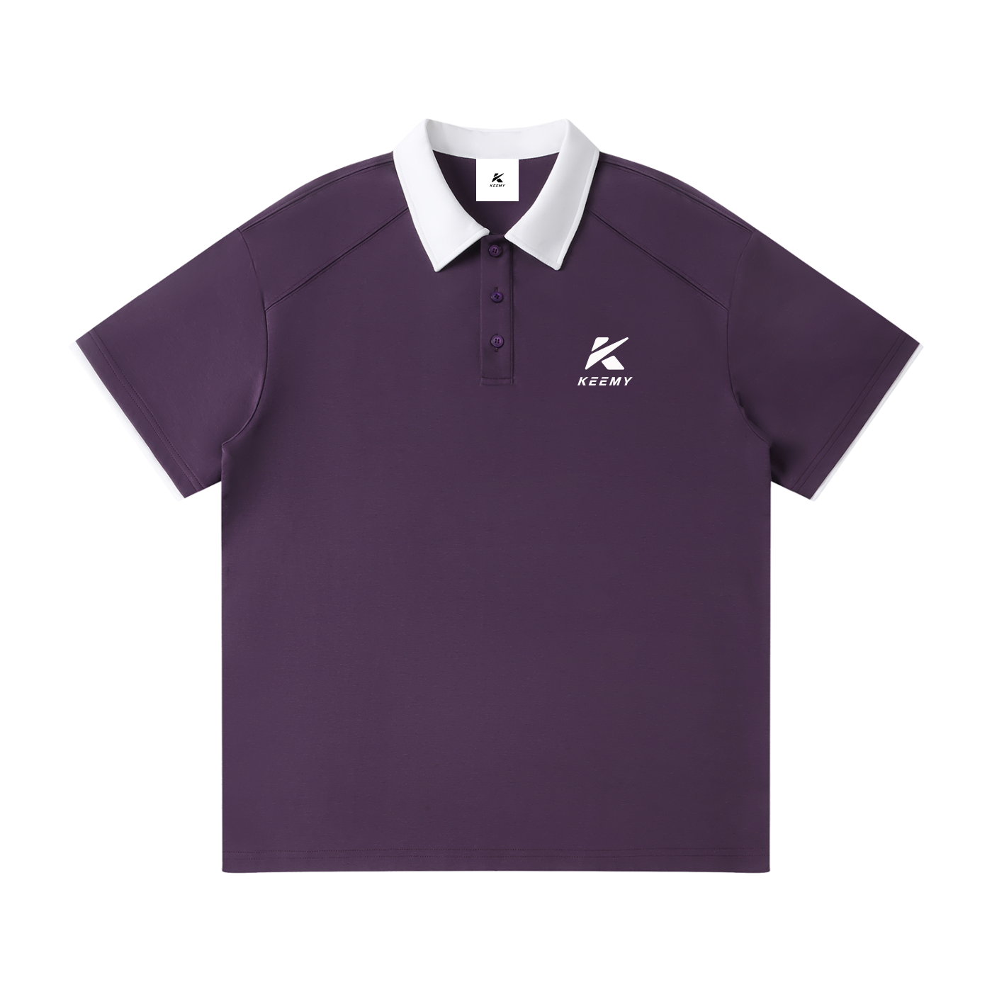 KEEMY Contrast Collar Raglan P