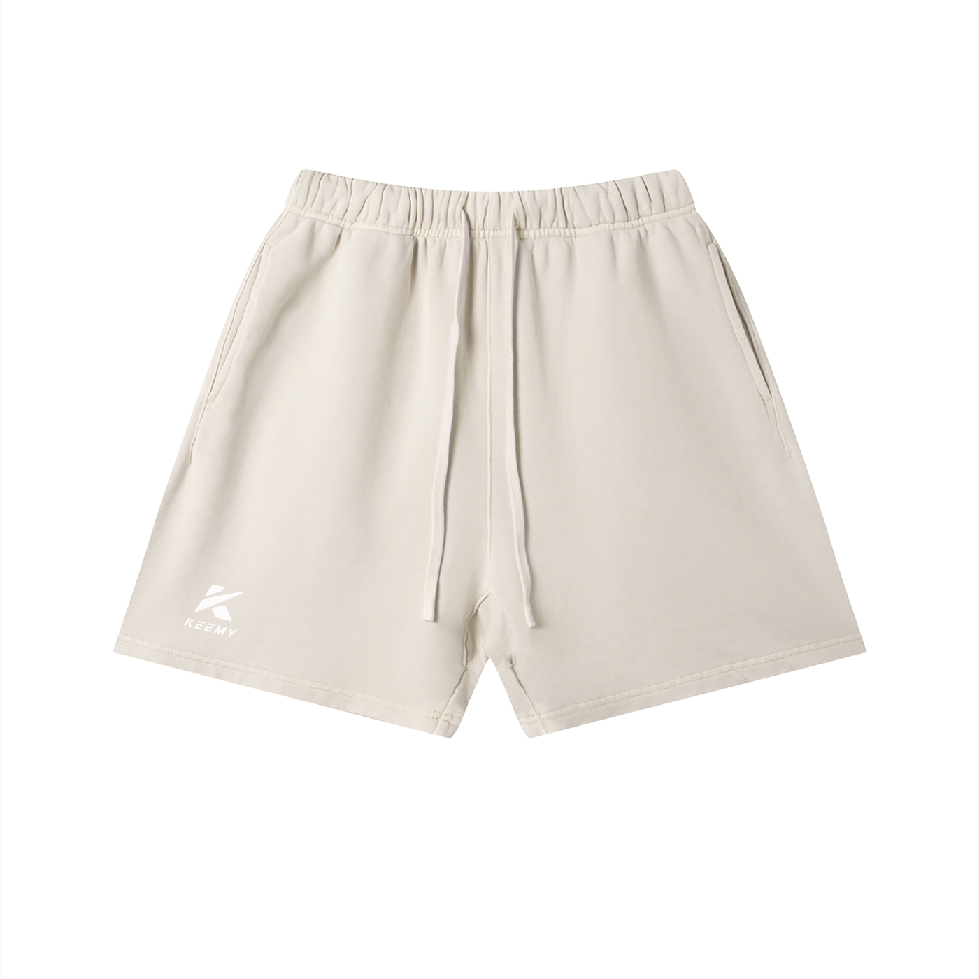 KEEMY Unisex Vintage Wash Cotton Shorts