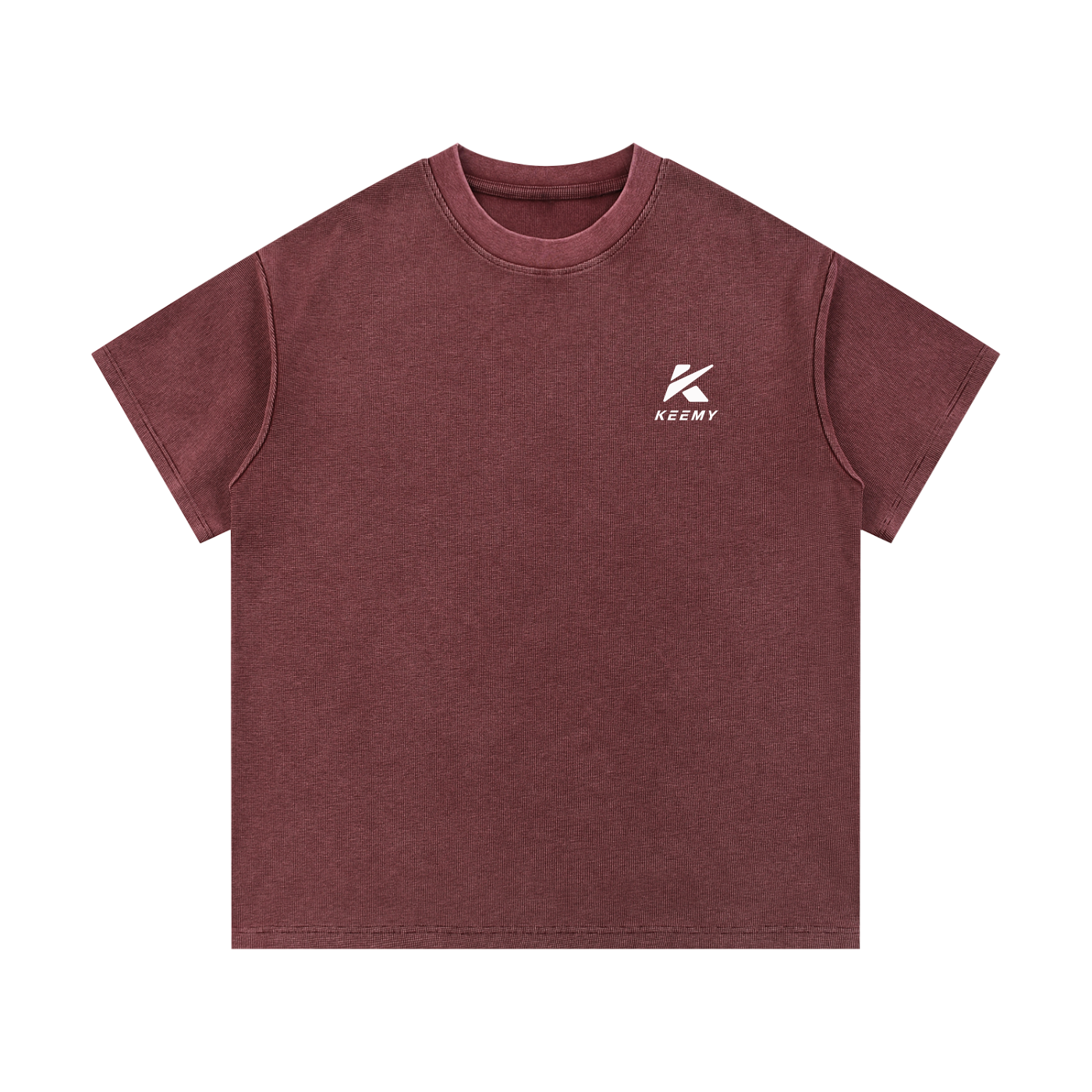 KEEMY Mineral Wash Waffle Knit