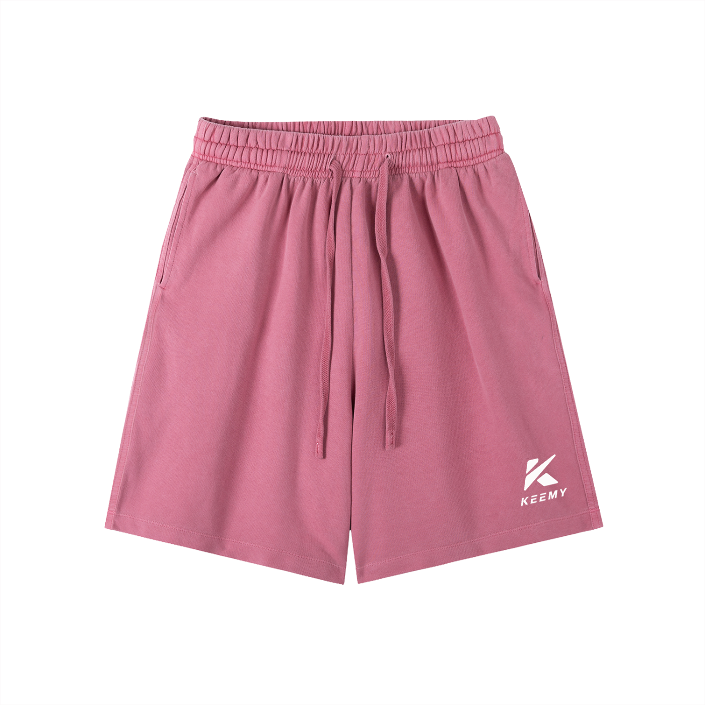 KEEMY Vintage Wash Cotton Shor