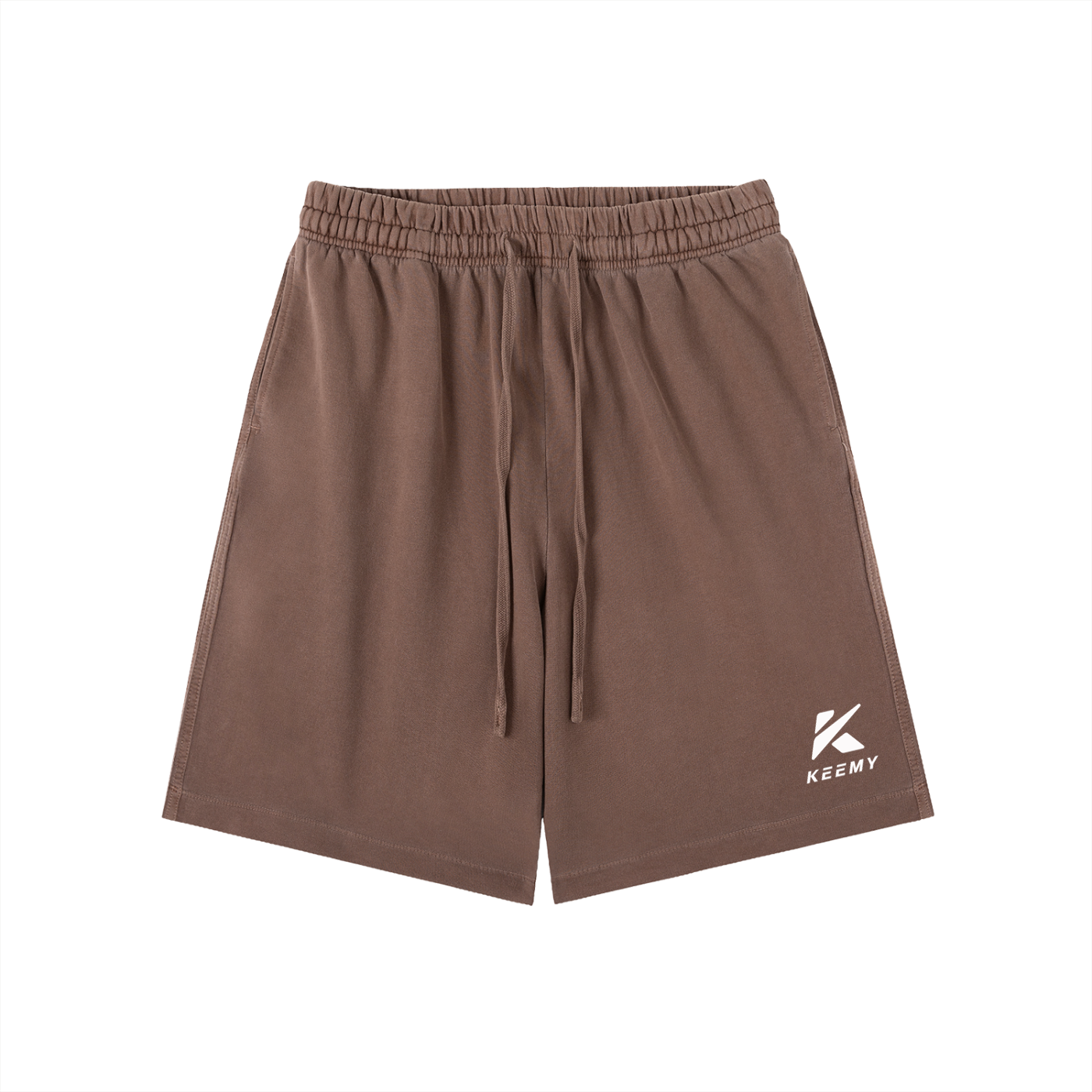 KEEMY Vintage Wash Cotton Shor