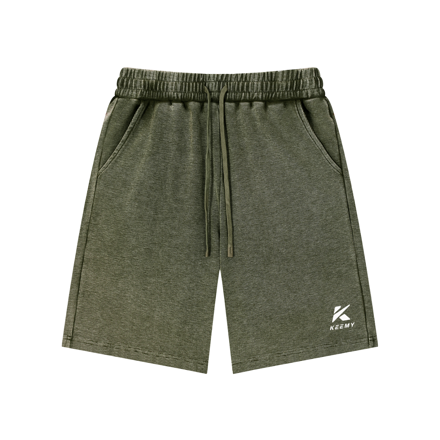 KEEMY Mineral Wash Waffle Knit