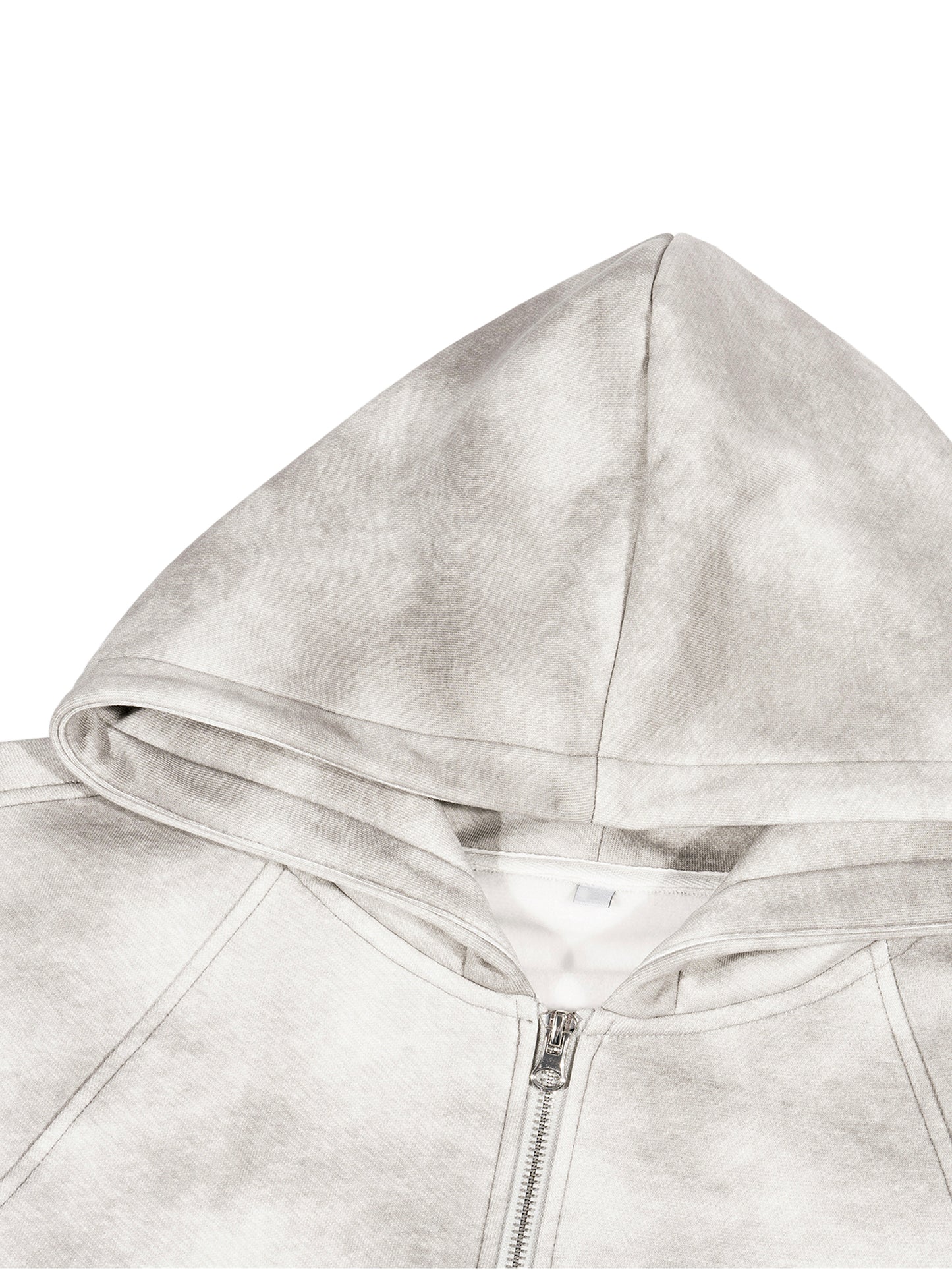 KEEMY Dirty Washed Zip-Up Flee