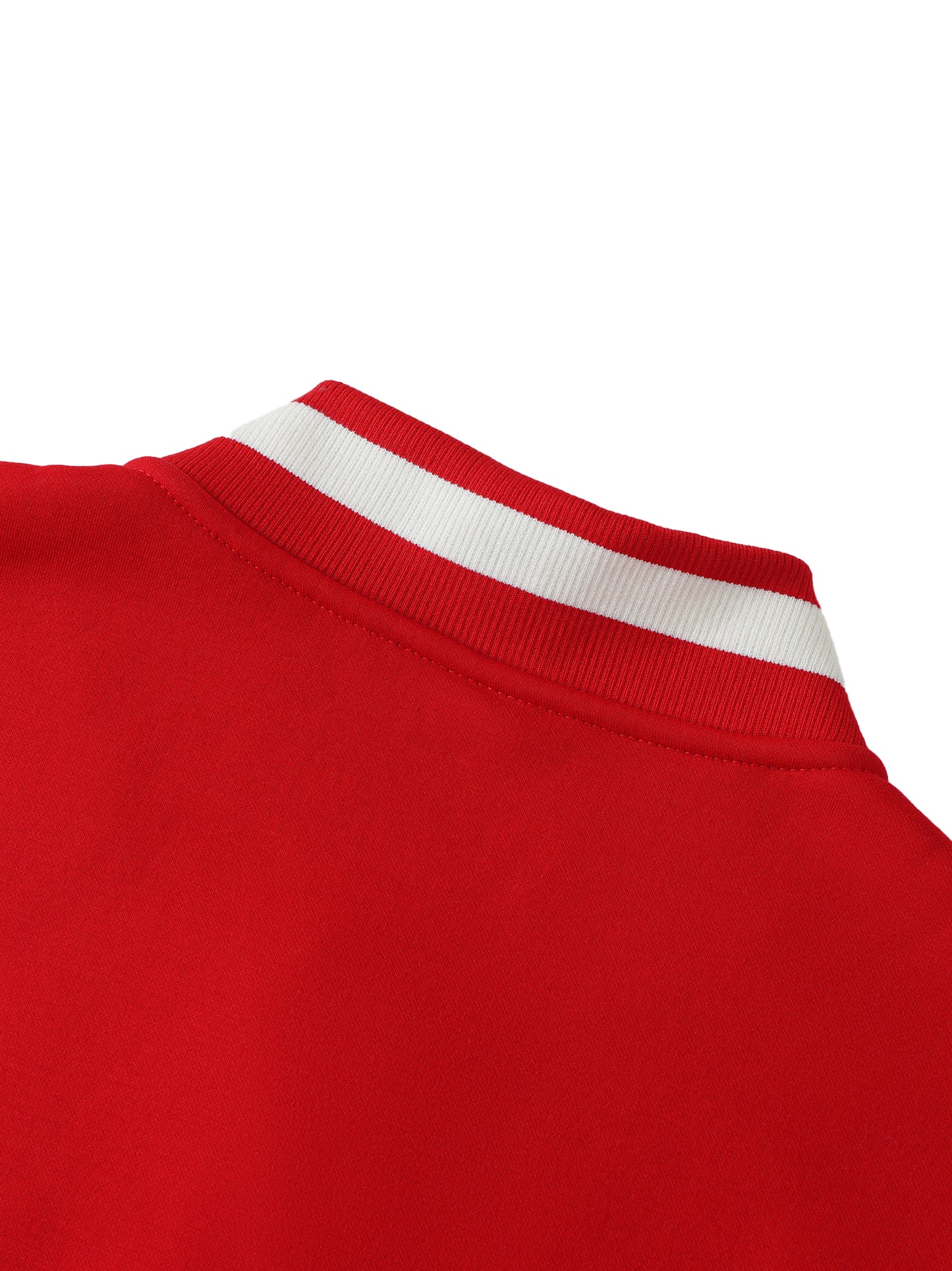 KEEMYTwo-Tone Fleeced Varsity 