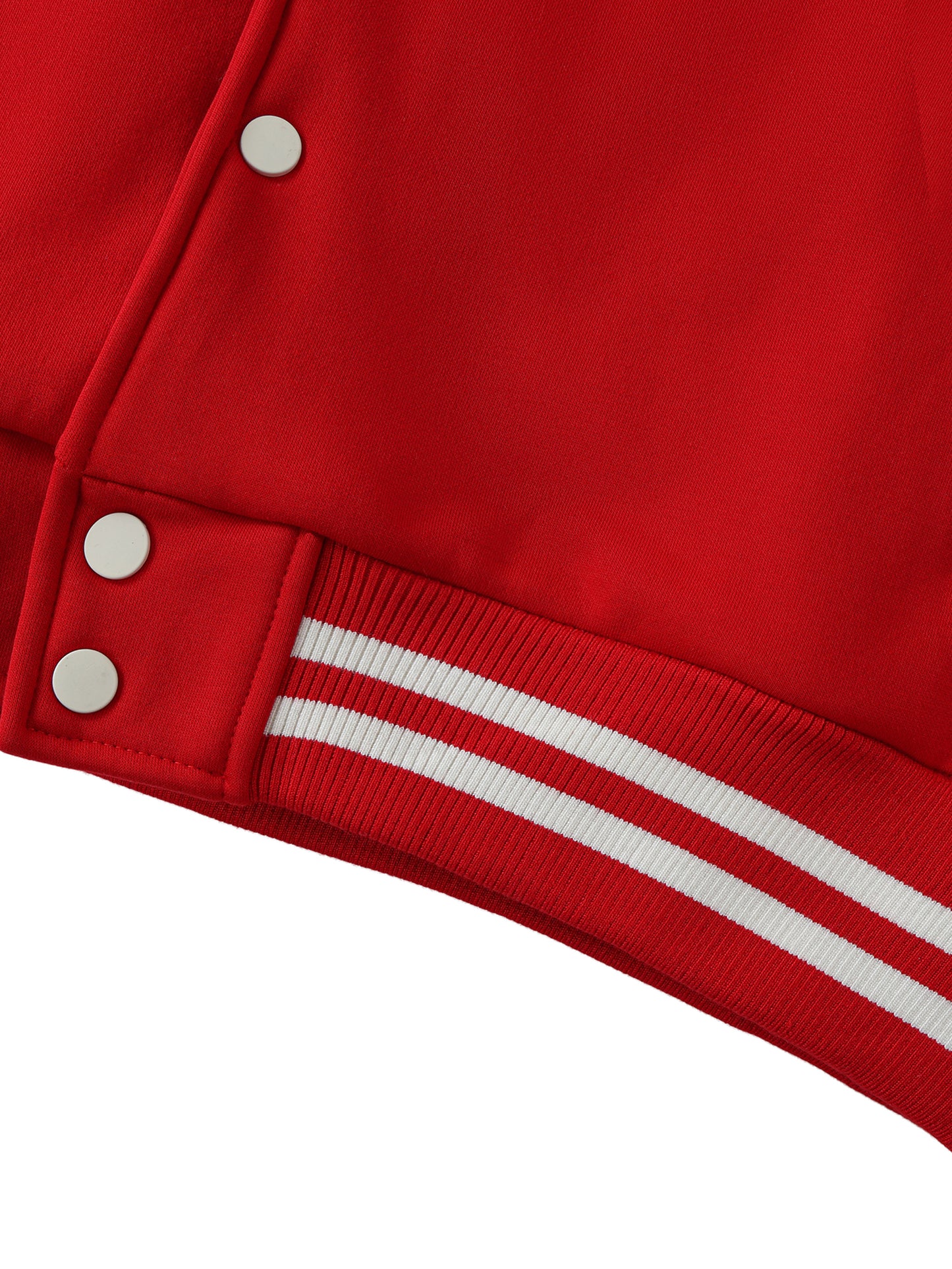 KEEMYTwo-Tone Fleeced Varsity 