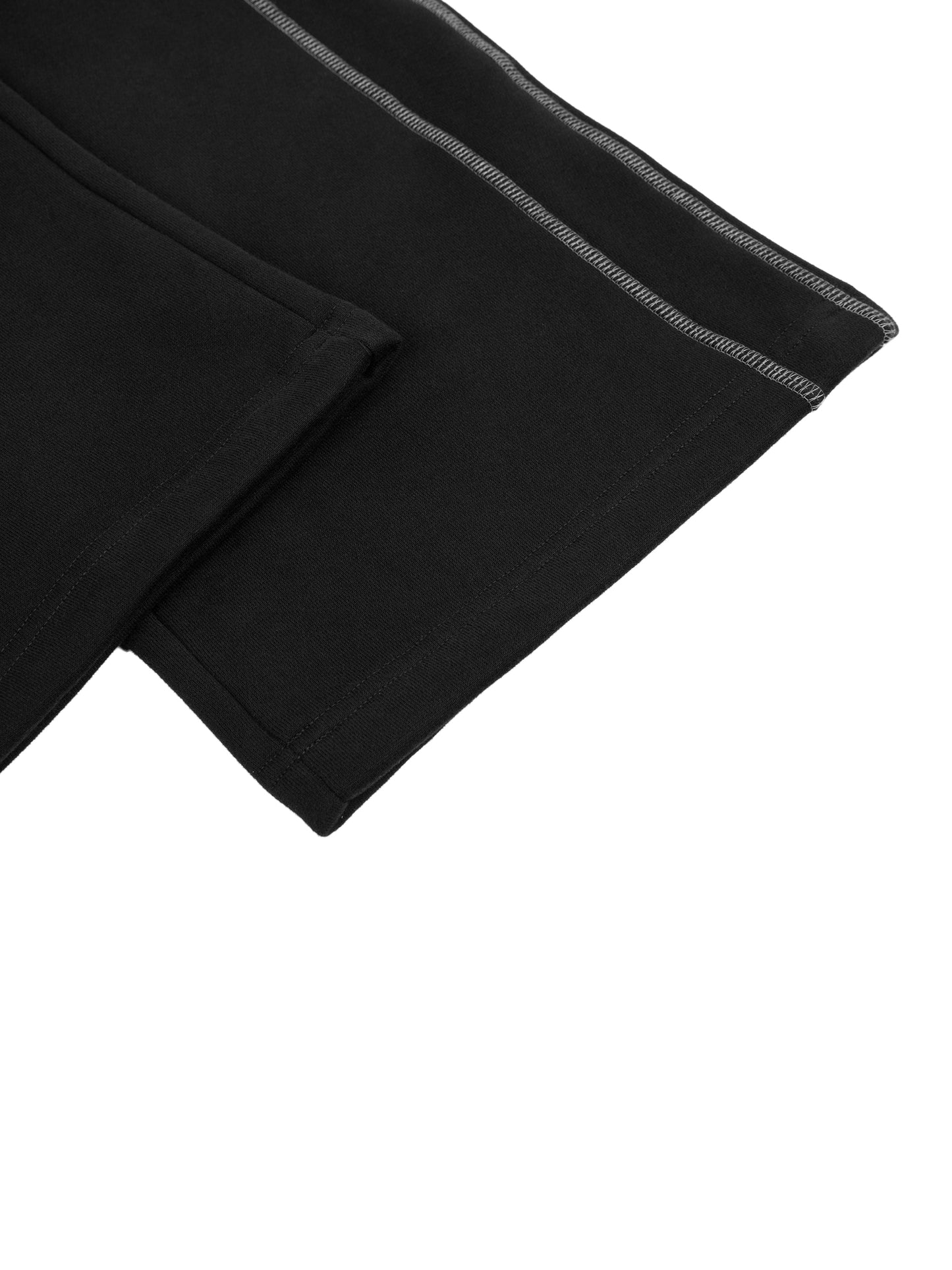 KEEMY Contrast-Stitched Fleece