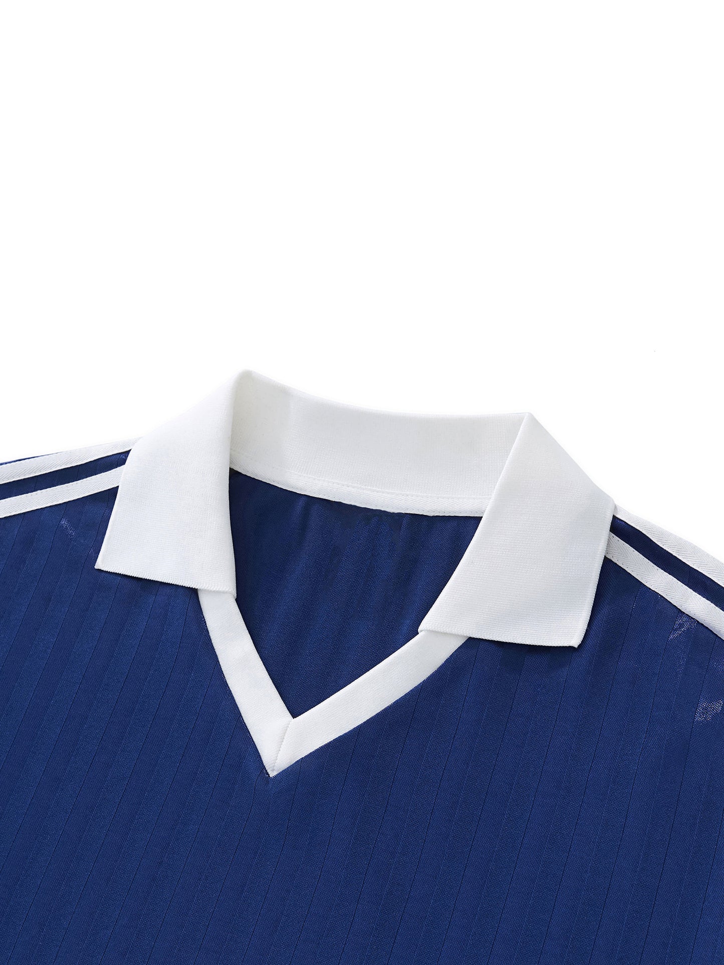 KEEMY Contrast Collar Striped 