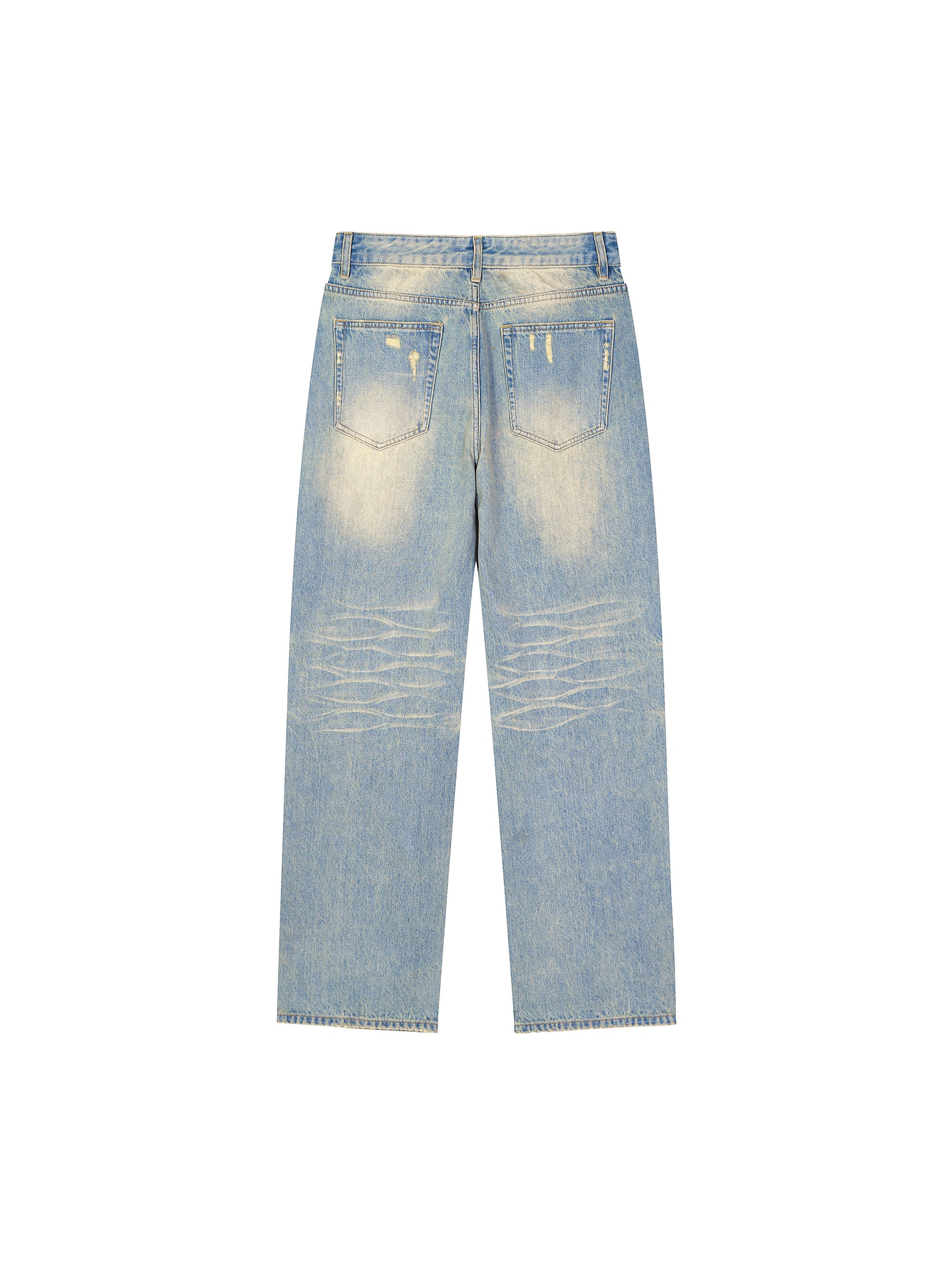 KEEMY Sun Fade Raw Hem Denim J