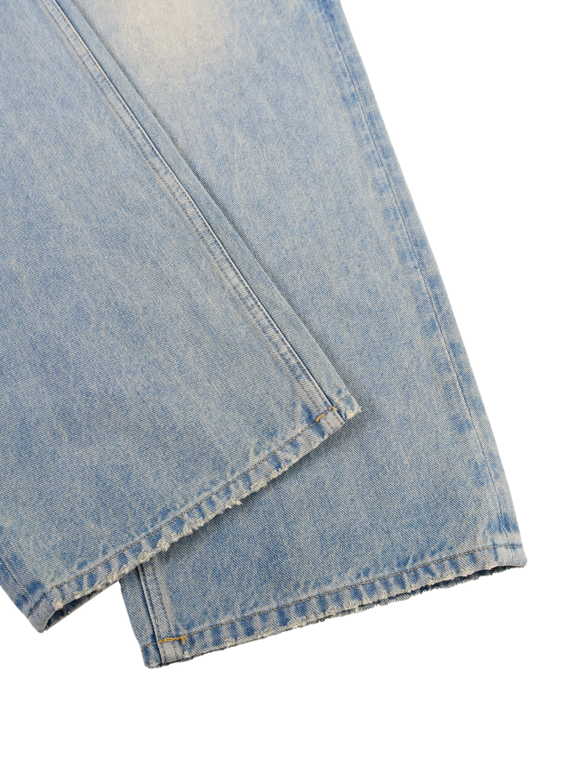 KEEMY Sun Fade Raw Hem Denim J
